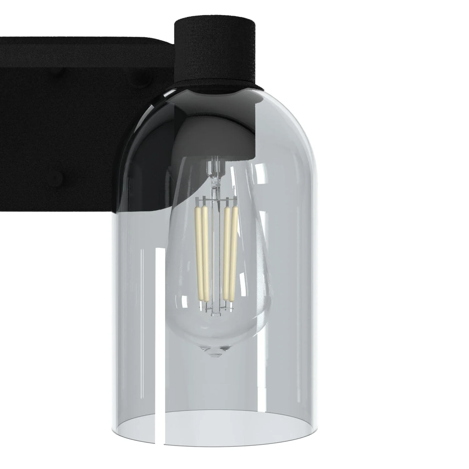 Lochemeade Smoked Glass 2 Light Vanity 8 Lochemeade Smoked Glass 2 Light Vanity