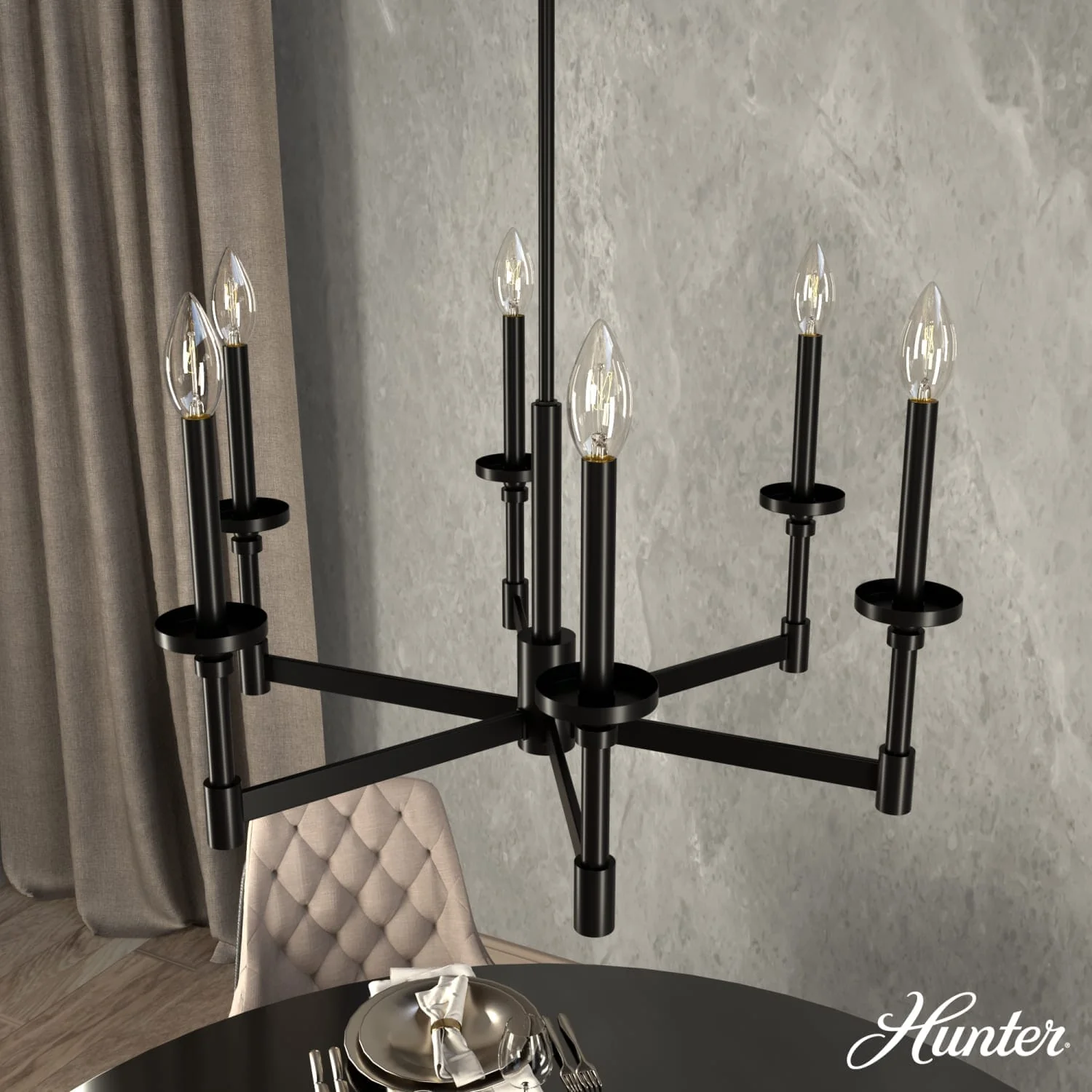 Briargrove Single Tier Chandelier 1 Briargrove Single Tier Chandelier
