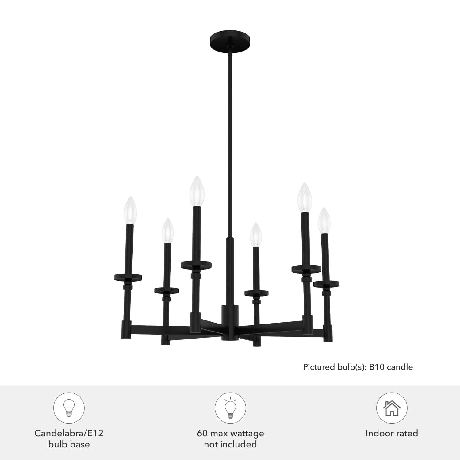 Briargrove Single Tier Chandelier 3 Briargrove Single Tier Chandelier