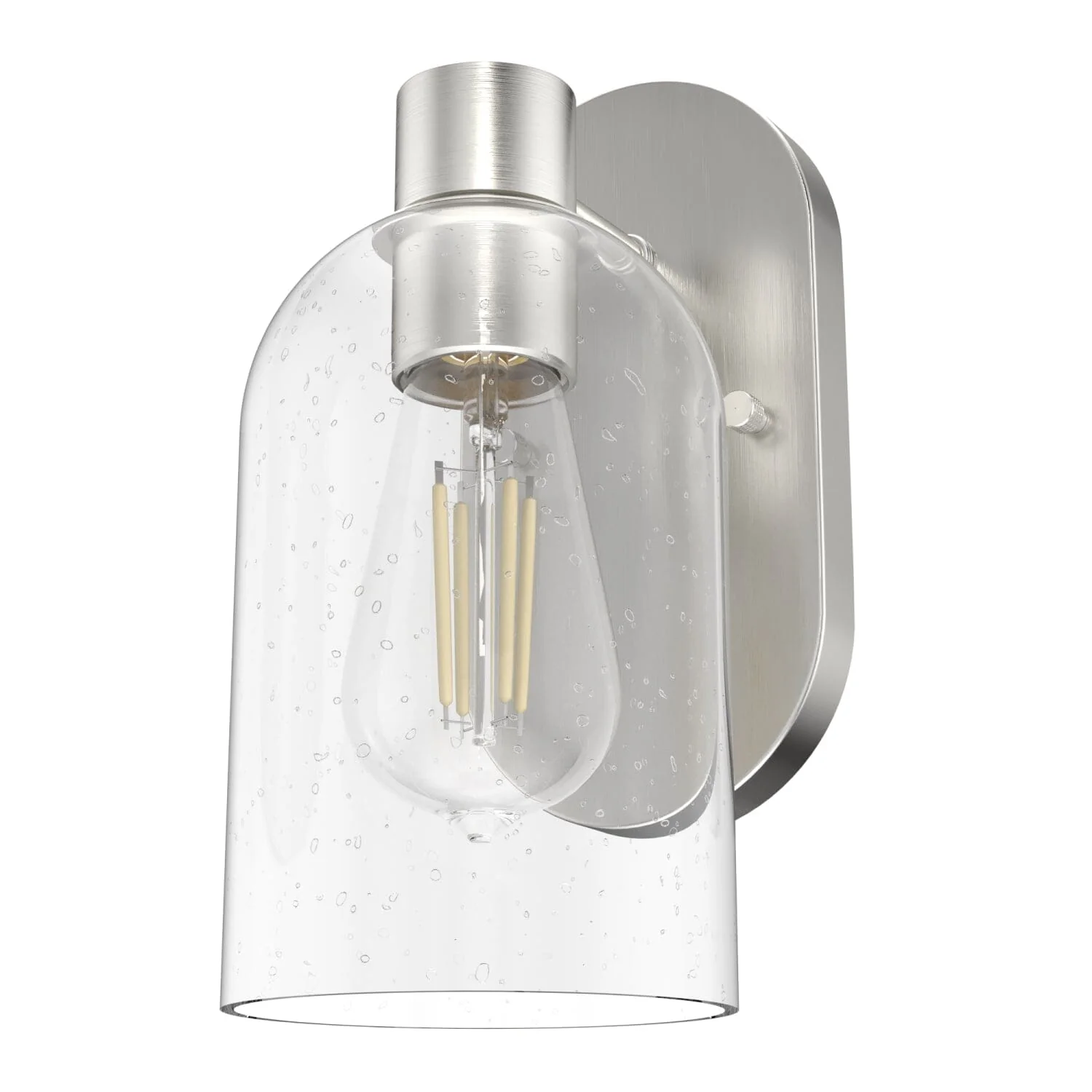 Lochemeade Clear Seeded Glass 1 Light Sconce 11 Lochemeade Clear Seeded Glass 1 Light Sconce
