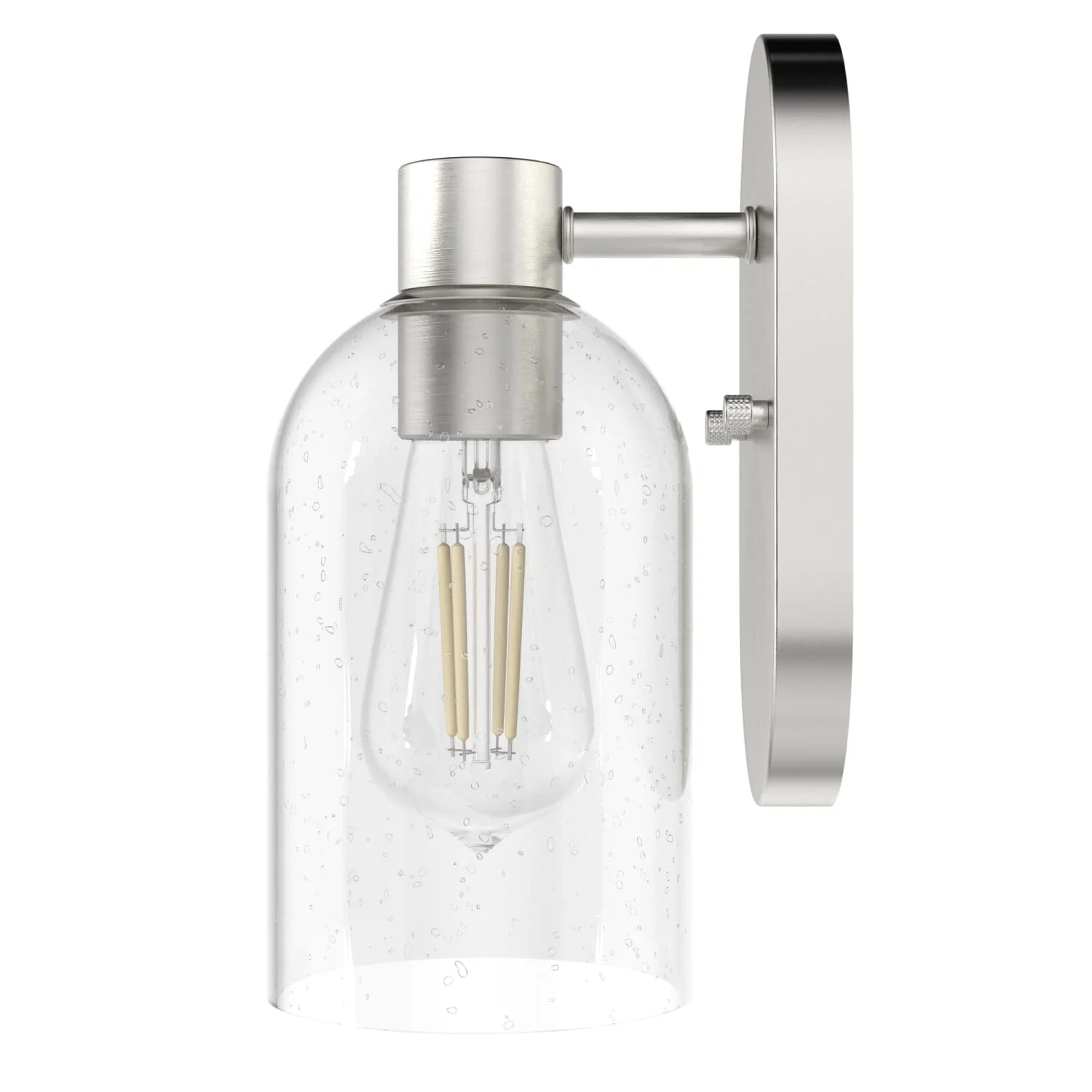 Lochemeade Clear Seeded Glass 1 Light Sconce 13 Lochemeade Clear Seeded Glass 1 Light Sconce