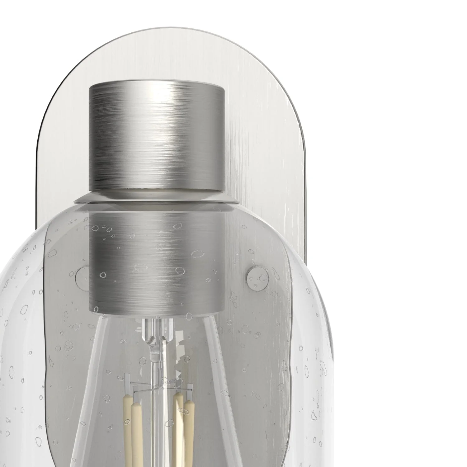 Lochemeade Clear Seeded Glass 1 Light Sconce 15 Lochemeade Clear Seeded Glass 1 Light Sconce