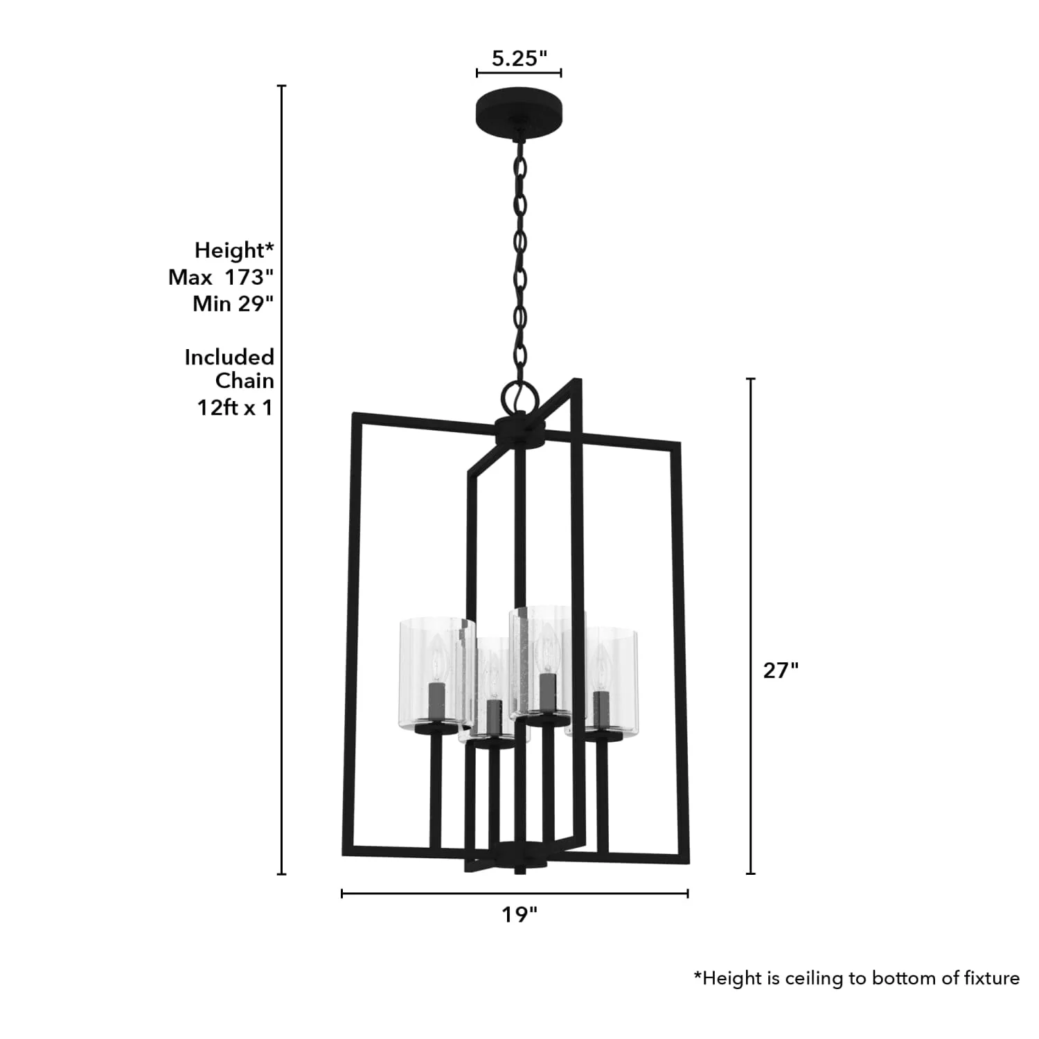 Kerrison 4 Light Small Foyer Pendant 4 Kerrison 4 Light Small Foyer Pendant