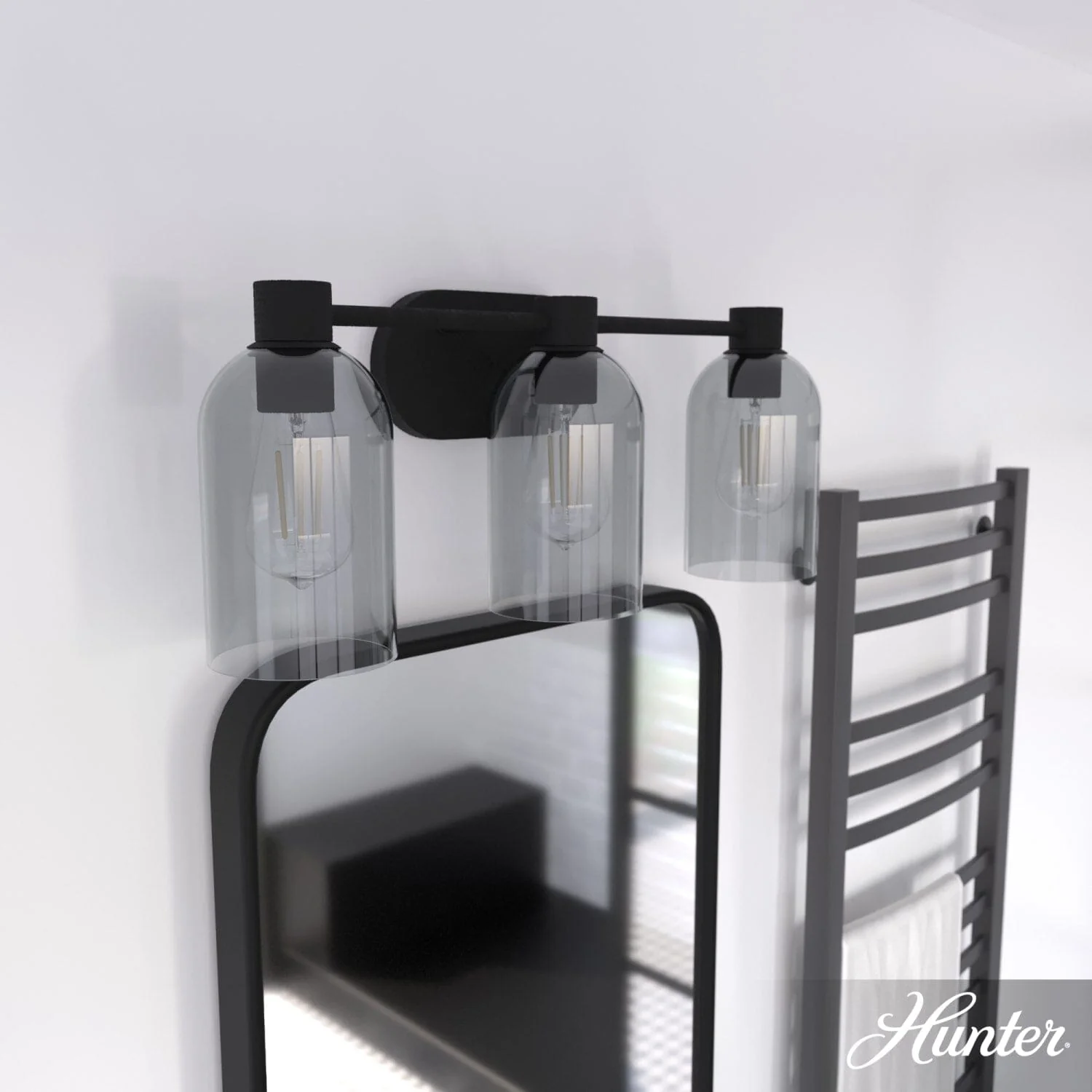 Lochemeade Smoked Glass 3 Light Vanity 1 Lochemeade Smoked Glass 3 Light Vanity