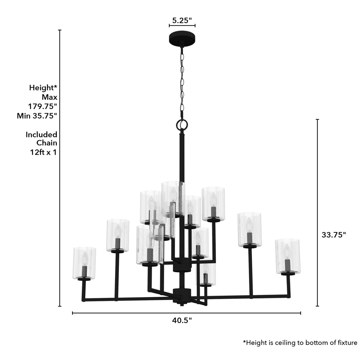 Kerrison 12 Light Chandelier 4 Kerrison 12 Light Chandelier