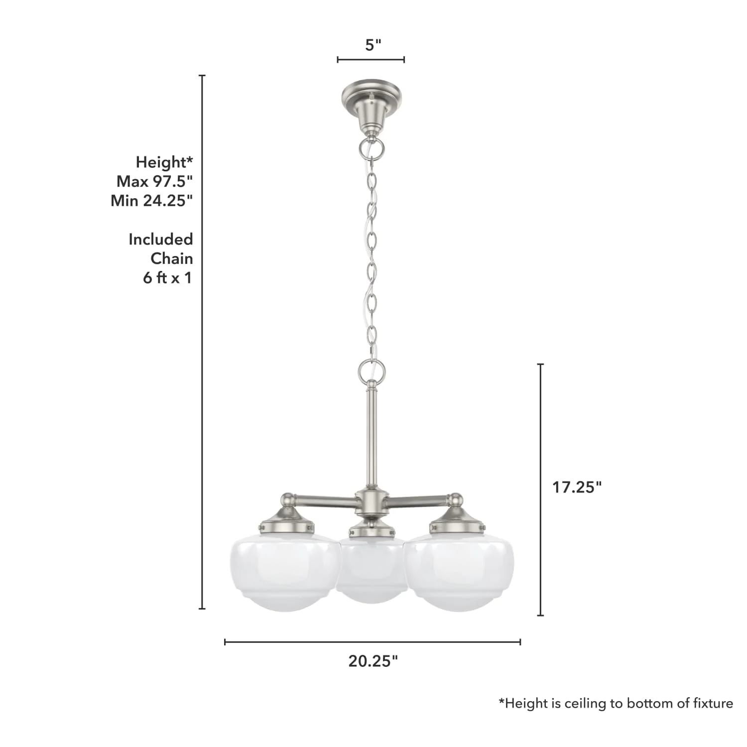 Saddle Creek 3 Light Convertible Chandelier 4 Saddle Creek 3 Light Convertible Chandelier