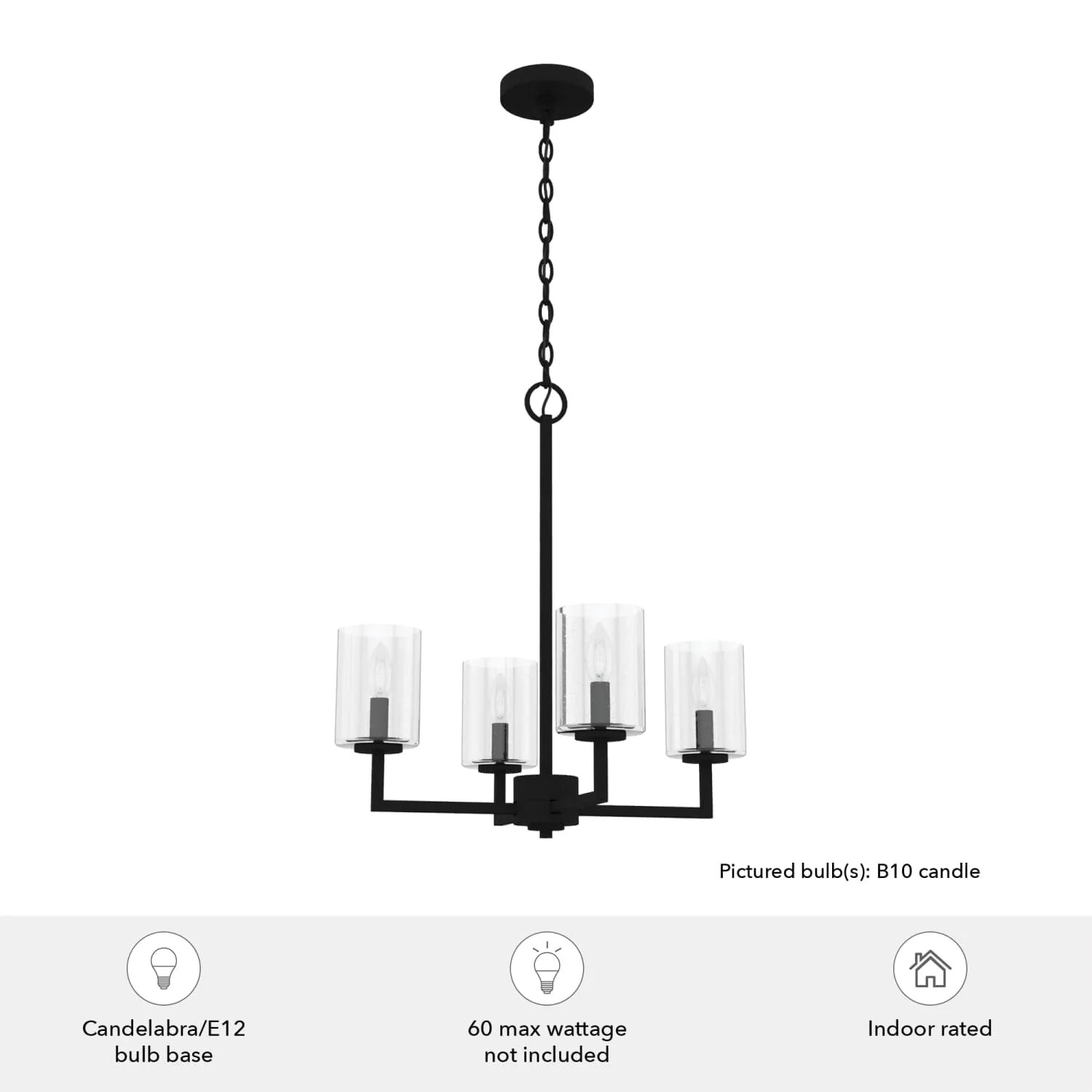 Kerrison 4 Light Chandelier 3 Kerrison 4 Light Chandelier