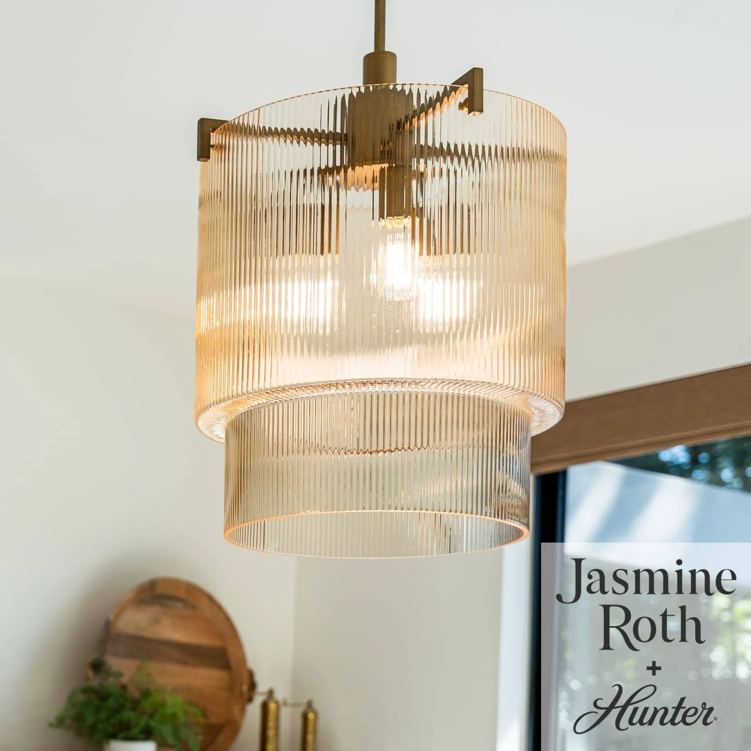 Ontario Jasmine Roth 3 Light Large 17 Inch Pendant