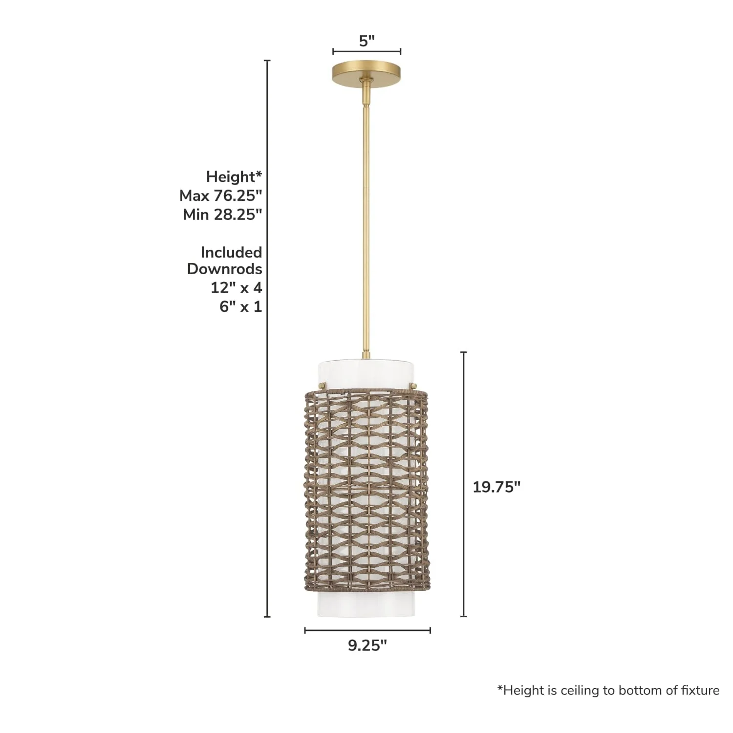 Laila 1 Light Medium 9 Inch Pendant 4 Laila 1 Light Medium 9 Inch Pendant