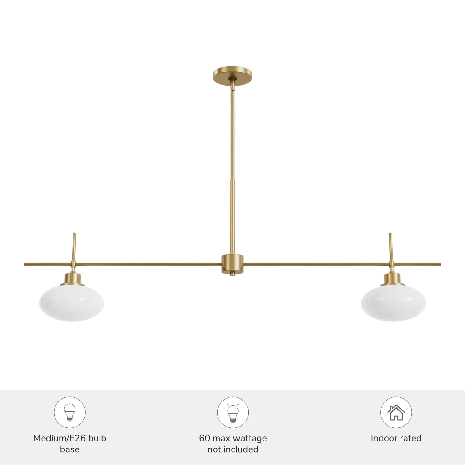 Getty Jasmine Roth 2 Light Large 52 Inch Linear 5 Getty Jasmine Roth 2 Light Large 52 Inch Linear