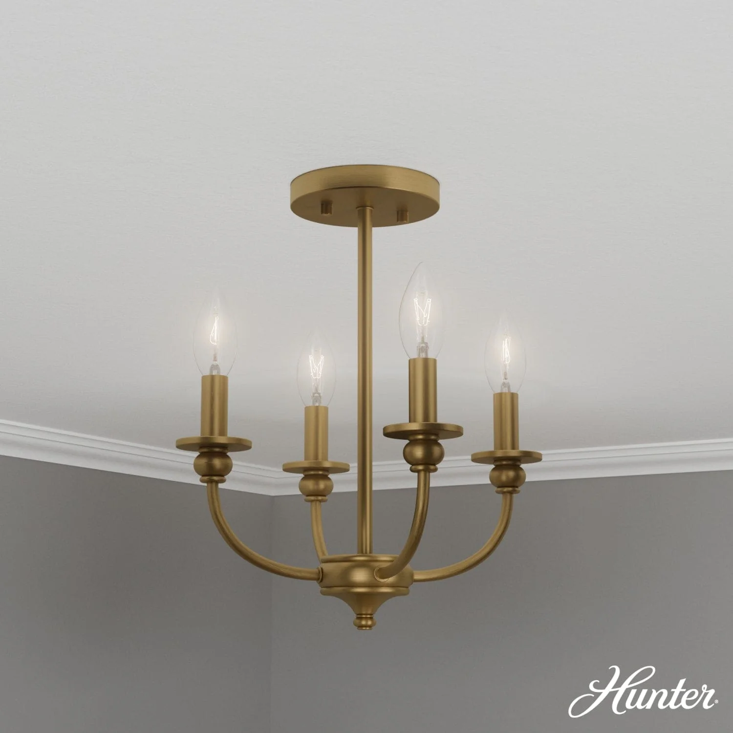 Southcrest 4 Light Semi-Flush Mount 3 Southcrest 4 Light Semi-Flush Mount