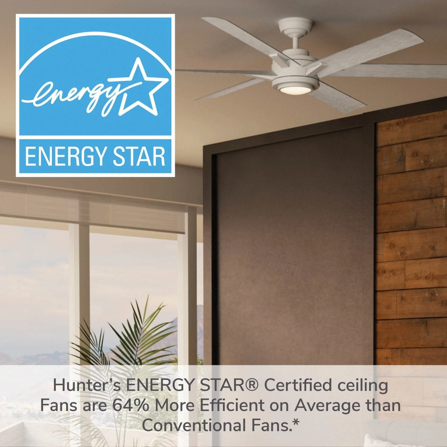 Melia Outdoor ENERGY STAR DC with LED Light 65 inch with remote and wall control 50 Melia Outdoor ENERGY STAR DC with LED Light 65 inch with remote and wall control