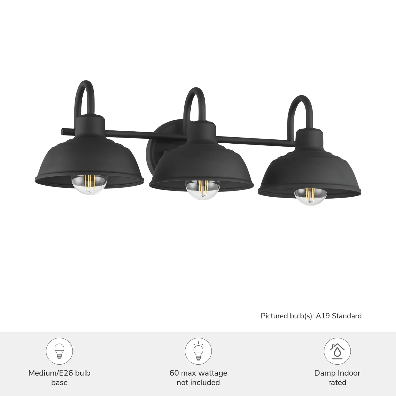 Mill Valley 3 Light Medium 23 Inch Vanity 3 Mill Valley 3 Light Medium 23 Inch Vanity