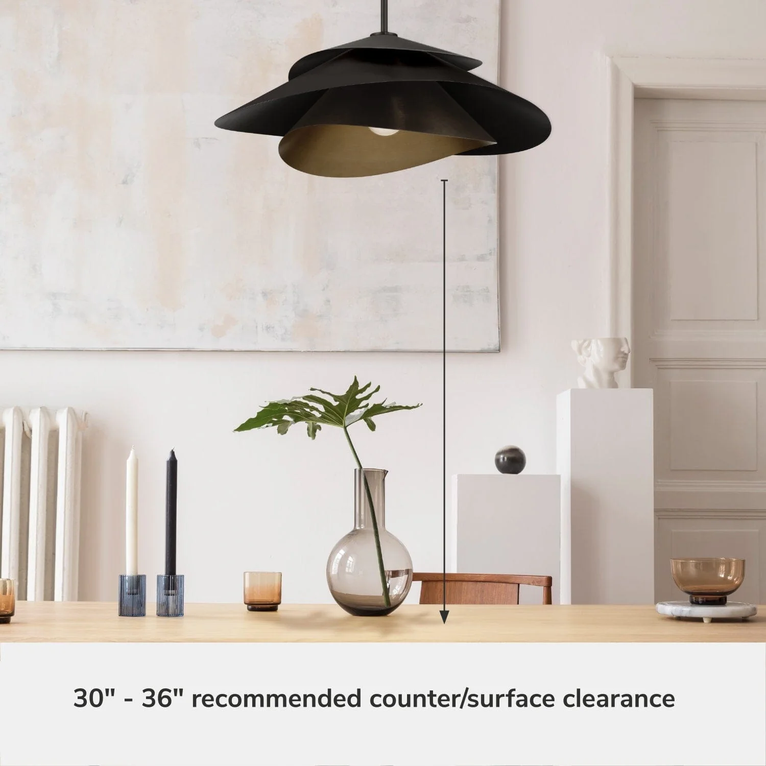 Hiro 1 Light Extra Large 24 Inch Pendant 11 Hiro 1 Light Extra Large 24 Inch Pendant