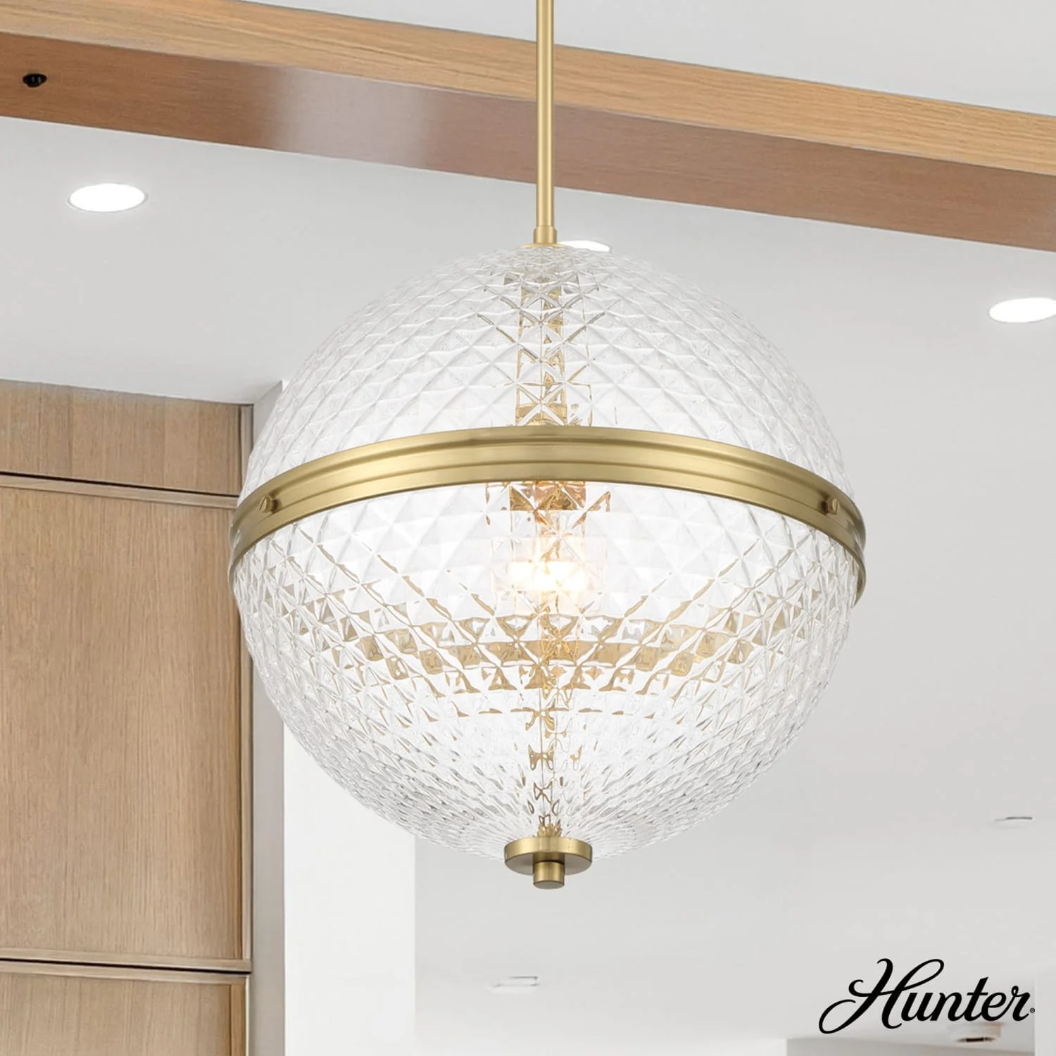 Bay Hollow 1 Light Large 16 Inch Pendant 1 Bay Hollow 1 Light Large 16 Inch Pendant