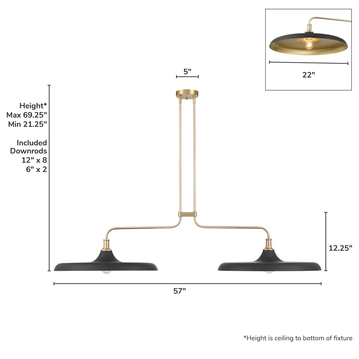 Moriso 2 Light Large 57 Inch Linear 4 Moriso 2 Light Large 57 Inch Linear