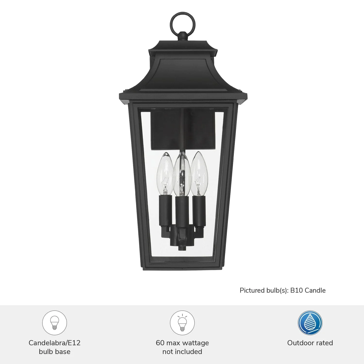 Spring Cove Outdoor 3 Light Large 17 Inch Wall Light 5 Spring Cove Outdoor 3 Light Large 17 Inch Wall Light
