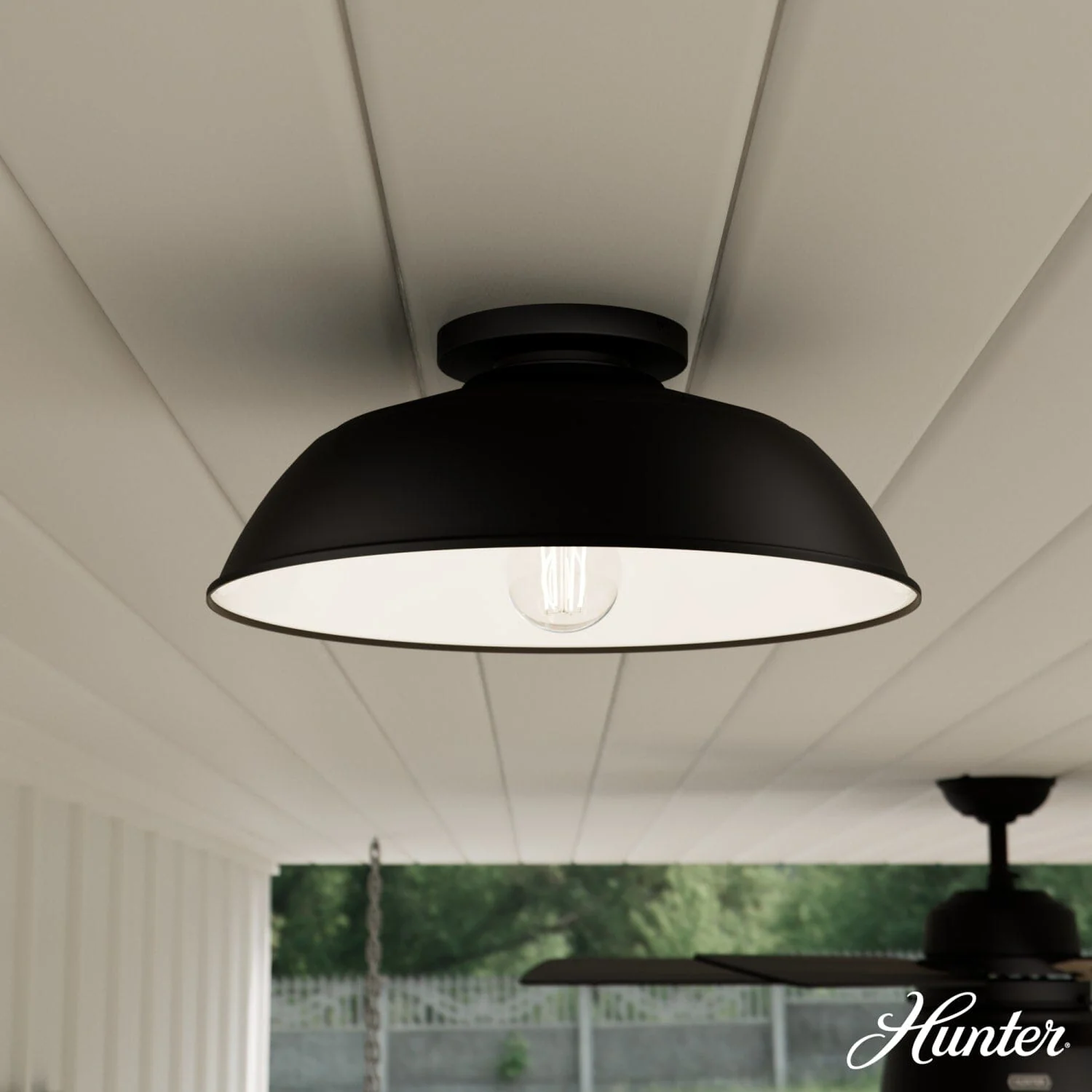 Mill Valley Outdoor 1 Light 14 Inch Medium Flush Mount