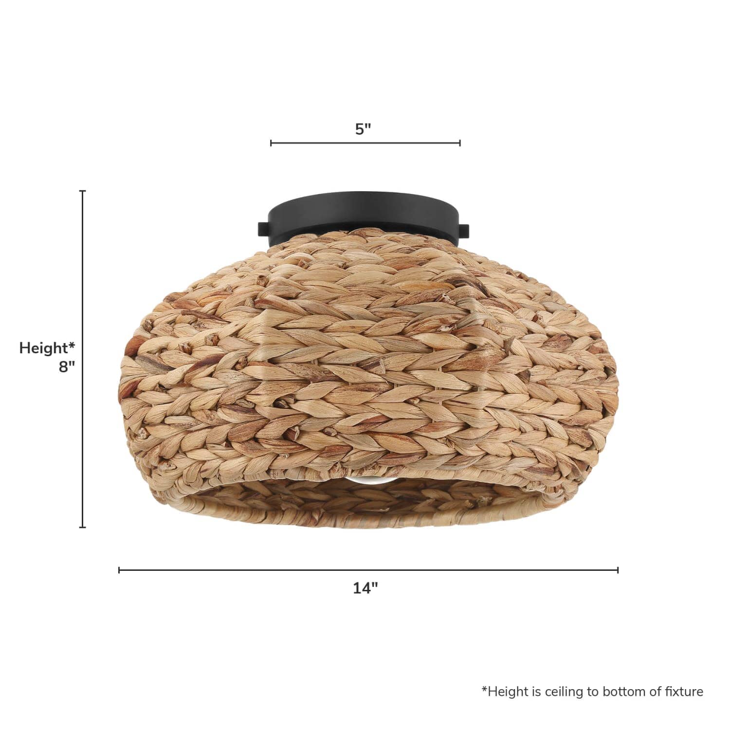 Cambria 1 Light Medium 14 Inch Flush Mount 4 Cambria 1 Light Medium 14 Inch Flush Mount