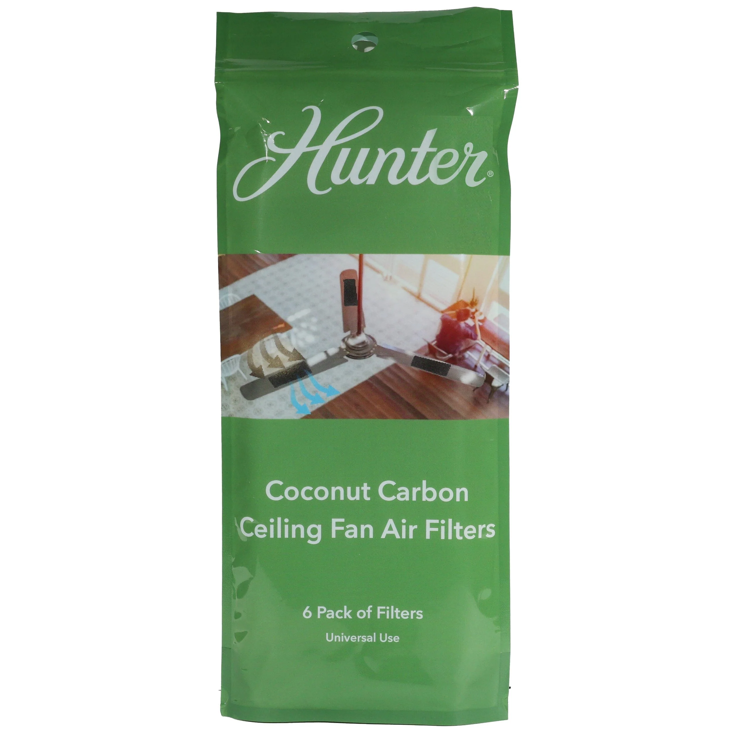 Hunter Fan Company Coconut Carbon Ceiling Fan Blade Air Filters 3 Hunter Fan Company Coconut Carbon Ceiling Fan Blade Air Filters