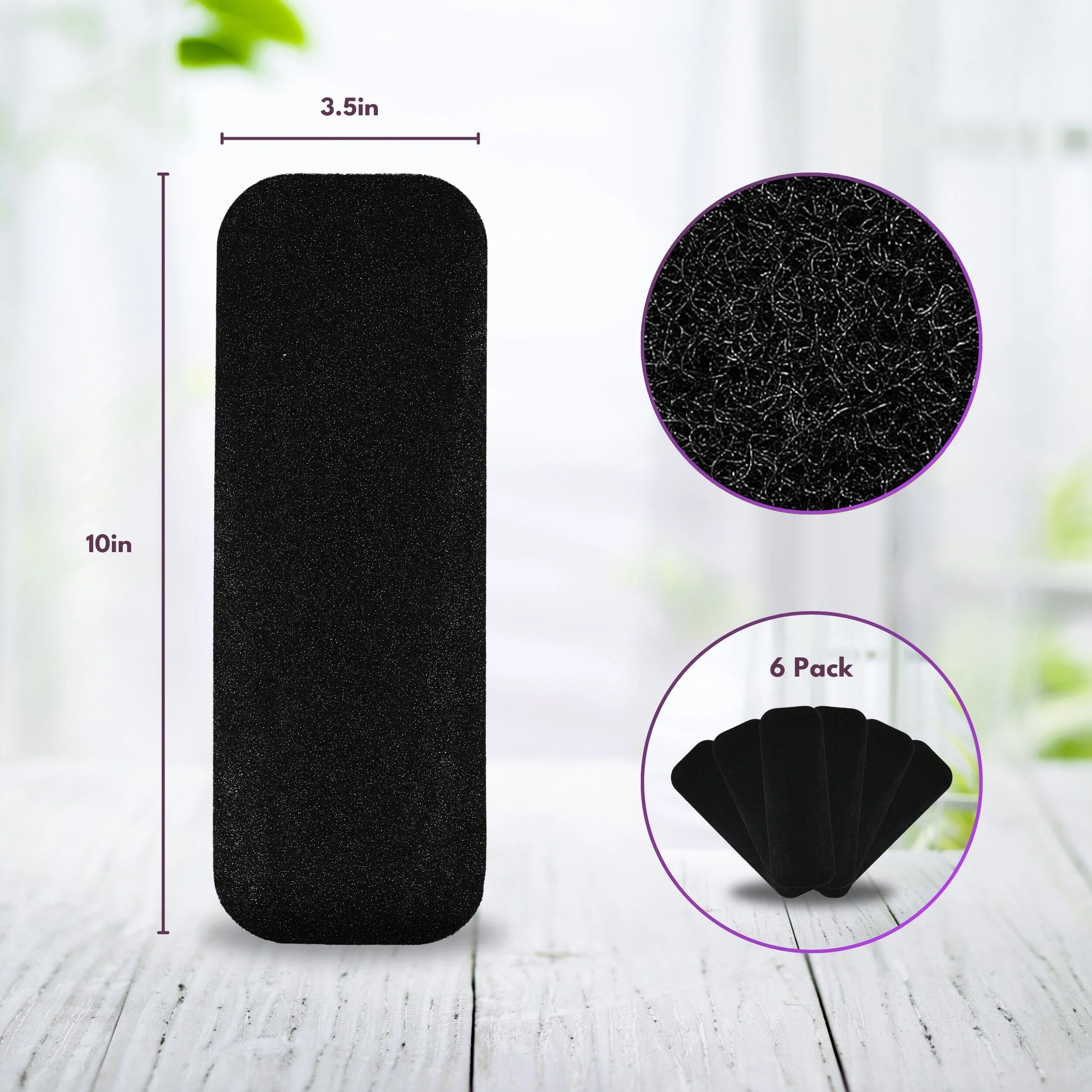 Hunter Fan Company Coconut Carbon Ceiling Fan Blade Air Filters 6 Hunter Fan Company Coconut Carbon Ceiling Fan Blade Air Filters