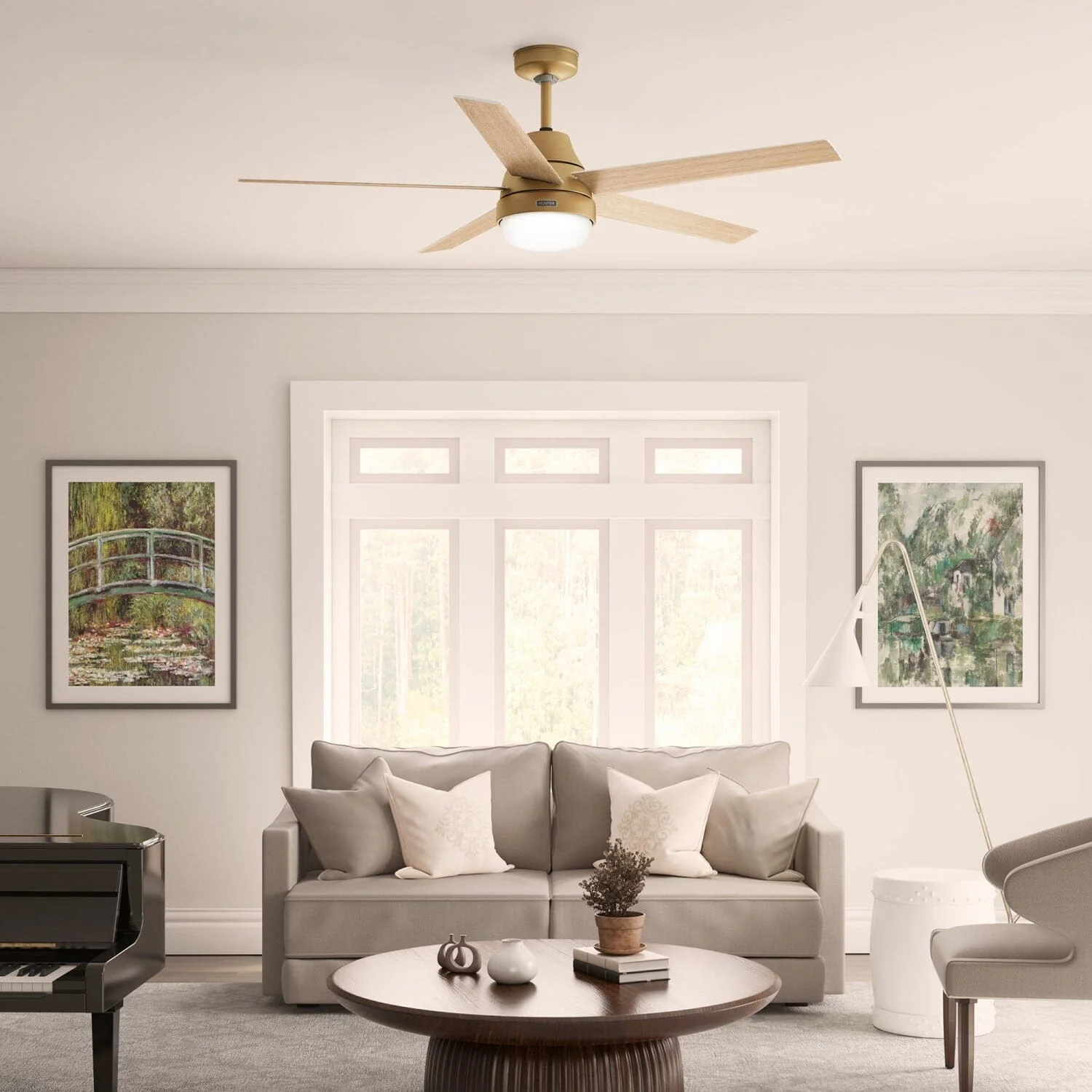 Aerodyne Indoor Smart Fan Energy Star with LED and Reversible Blades and Remote 60 inch 19 Aerodyne Indoor Smart Fan Energy Star with LED and Reversible Blades and Remote 60 inch