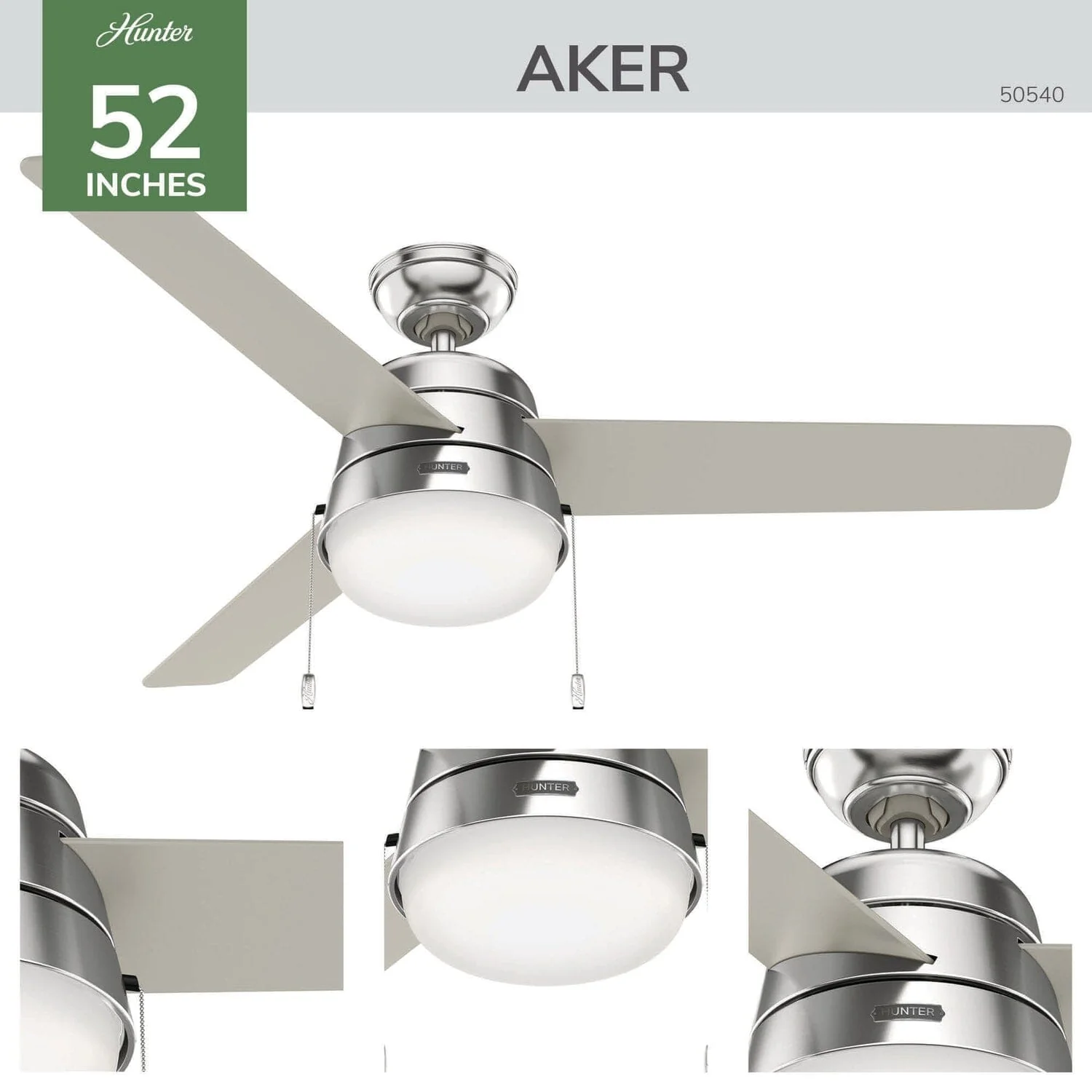 Aker with LED Light 52 inch 5 Aker with LED Light 52 inch