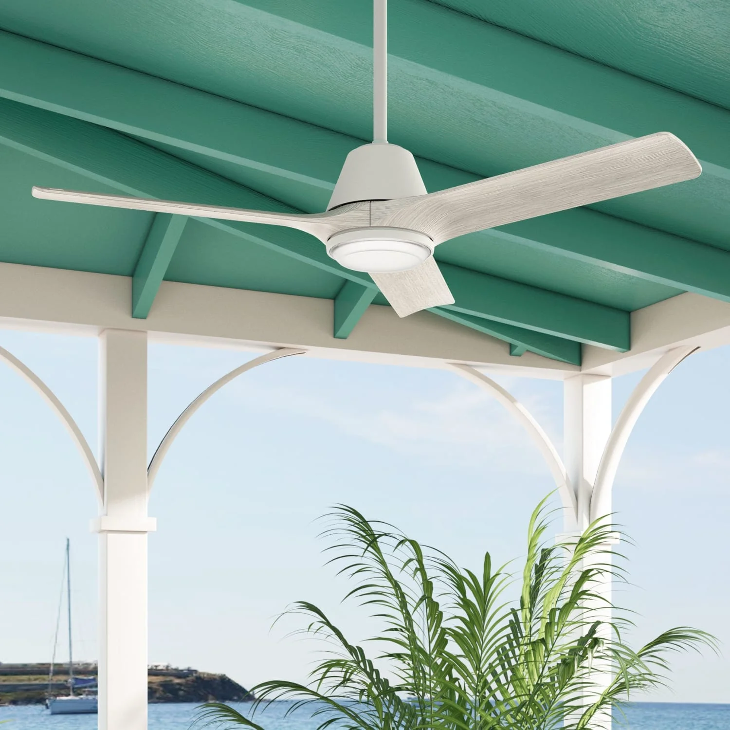 Aeronaut Outdoor Smart Fan with LED Light 52 inch with Remote 603 Aeronaut Outdoor Smart Fan with LED Light 52 inch with Remote