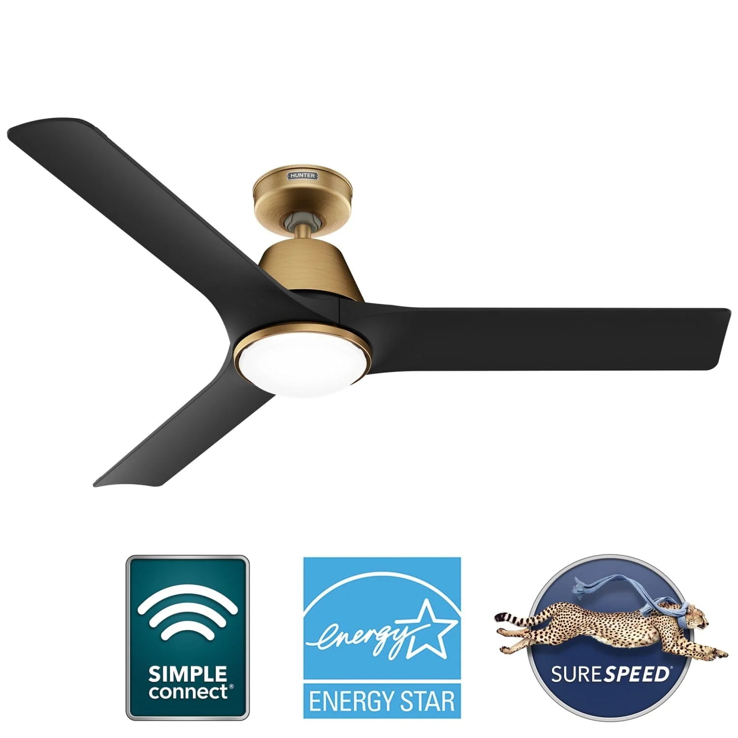 Aeronaut Outdoor Smart Fan with LED Light 52 inch with Remote 646 Aeronaut Outdoor Smart Fan with LED Light 52 inch with Remote