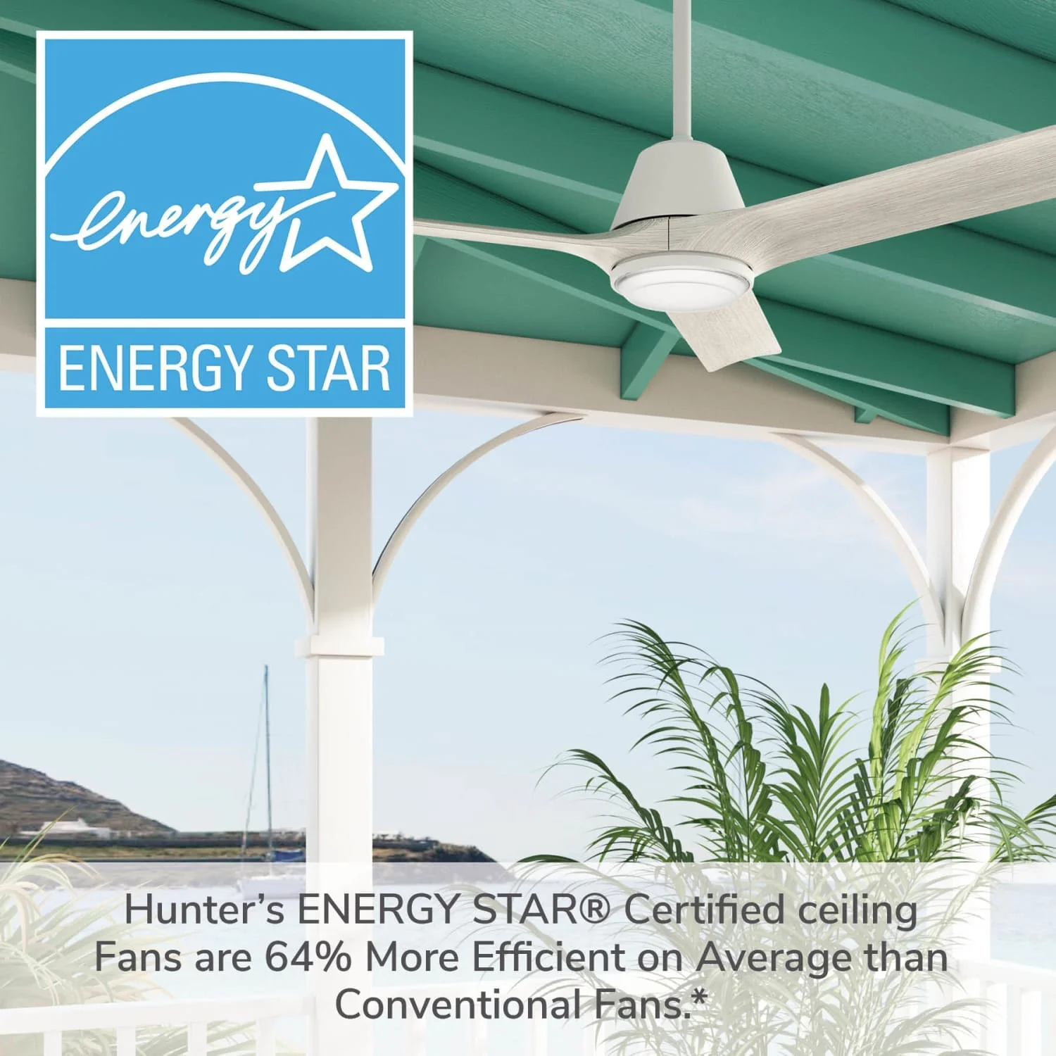 Aeronaut Outdoor Smart Fan with LED Light 52 inch with Remote 65 Aeronaut Outdoor Smart Fan with LED Light 52 inch with Remote