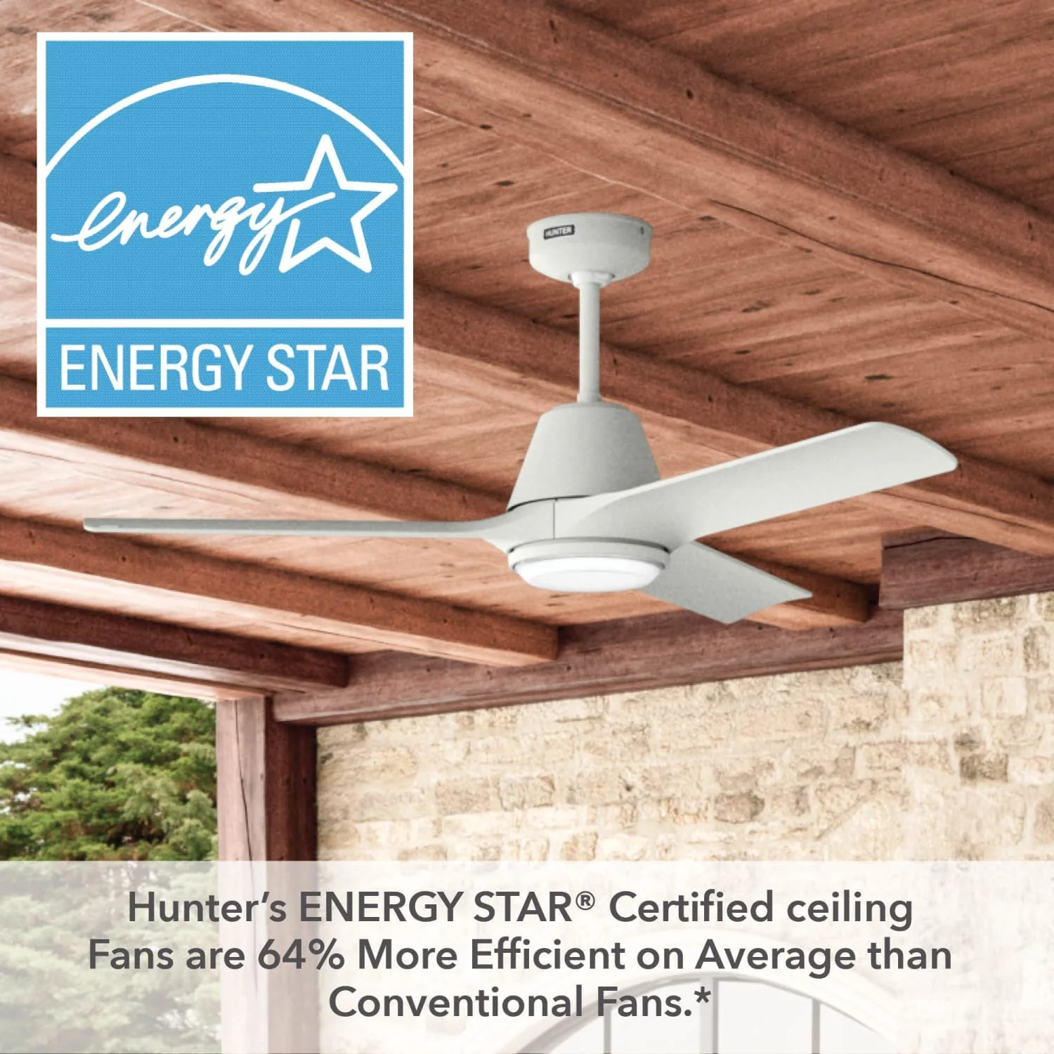Aeronaut Outdoor Smart Fan with LED Light 52 inch with Remote 653 Aeronaut Outdoor Smart Fan with LED Light 52 inch with Remote