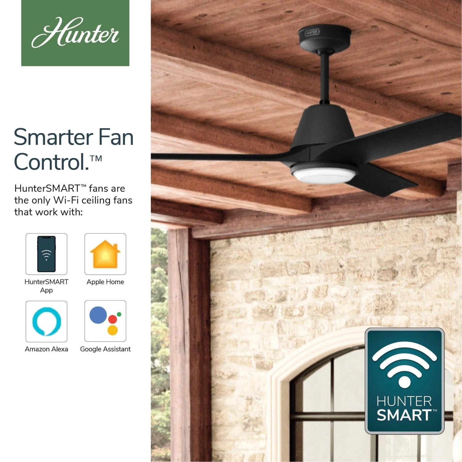 Aeronaut Outdoor Smart Fan with LED Light 52 inch with Remote 70 Aeronaut Outdoor Smart Fan with LED Light 52 inch with Remote