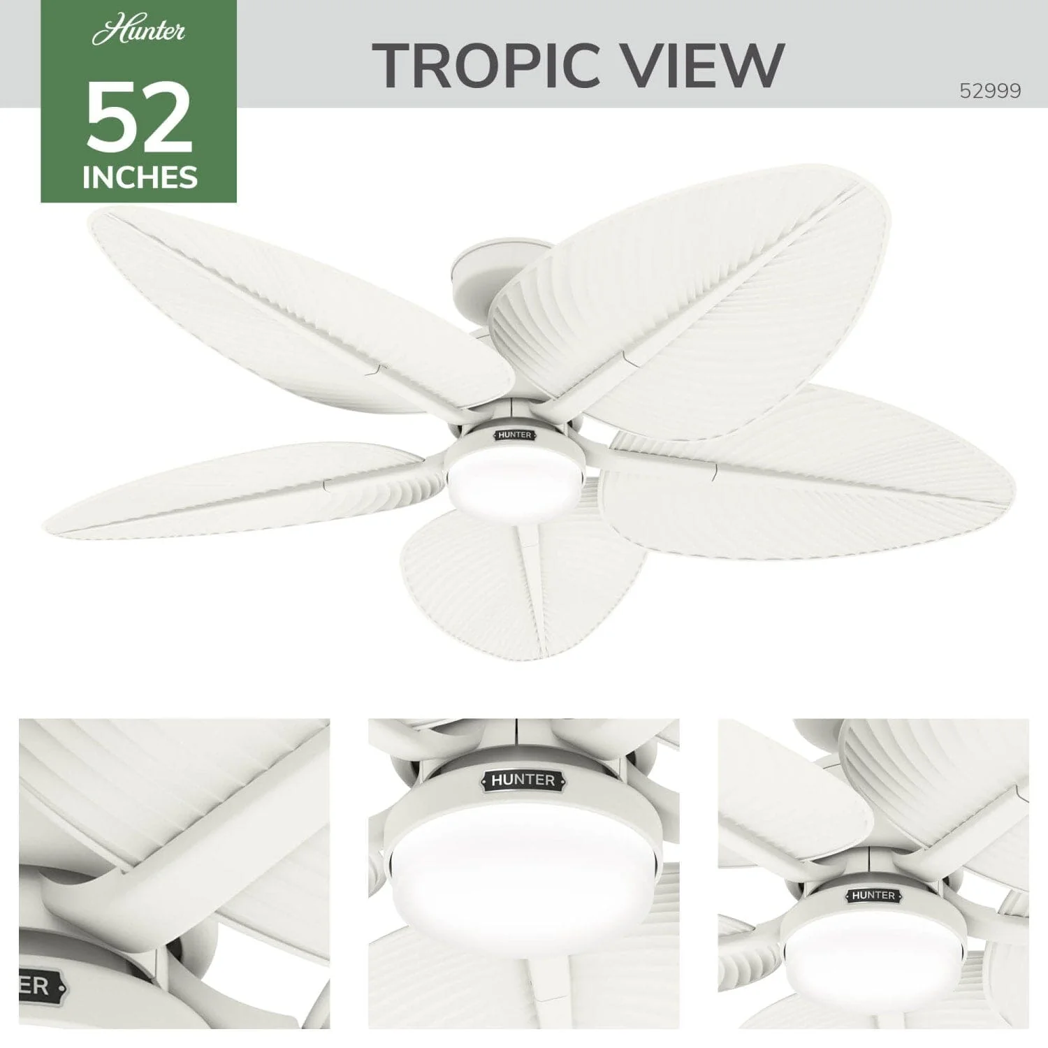 Tropic View Outdoor with LED Light 52 inch with Wall Control 3 Tropic View Outdoor with LED Light 52 inch with Wall Control