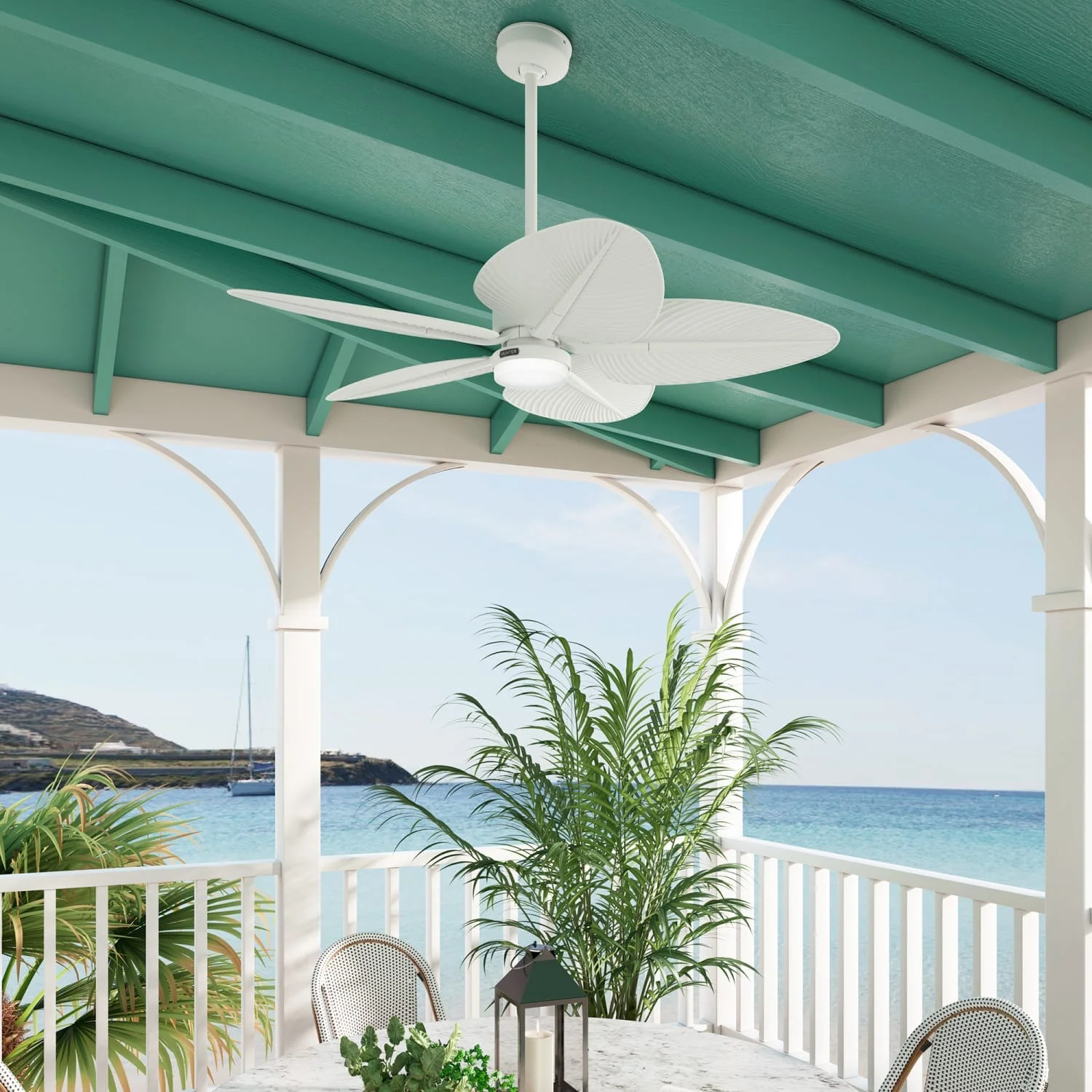 Tropic View Outdoor with LED Light 52 inch with Wall Control 9 Tropic View Outdoor with LED Light 52 inch with Wall Control