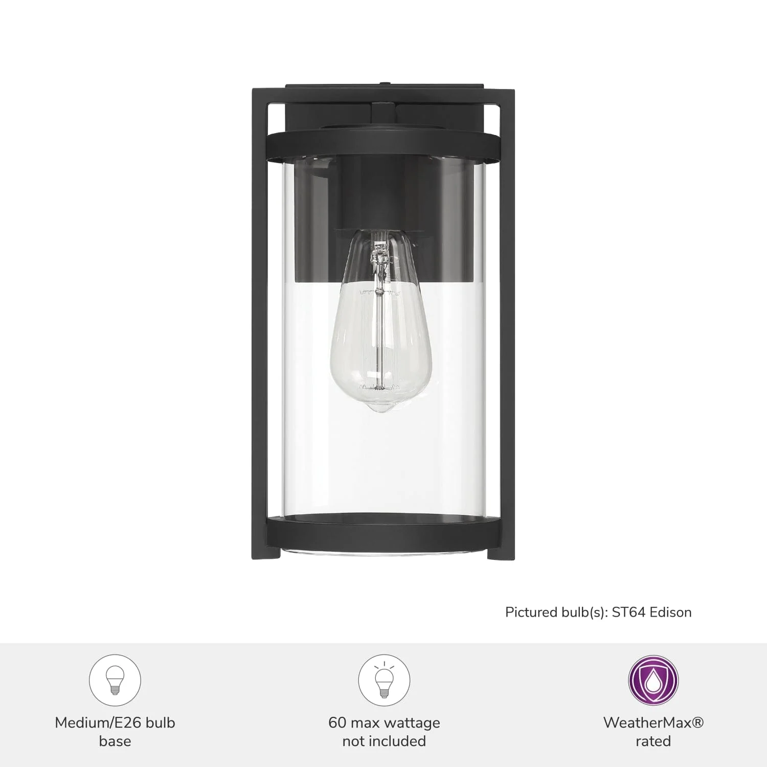 Astwood Outdoor WeatherMax 1 Light Small 12 Inch Wall Light 3 Astwood Outdoor WeatherMax 1 Light Small 12 Inch Wall Light