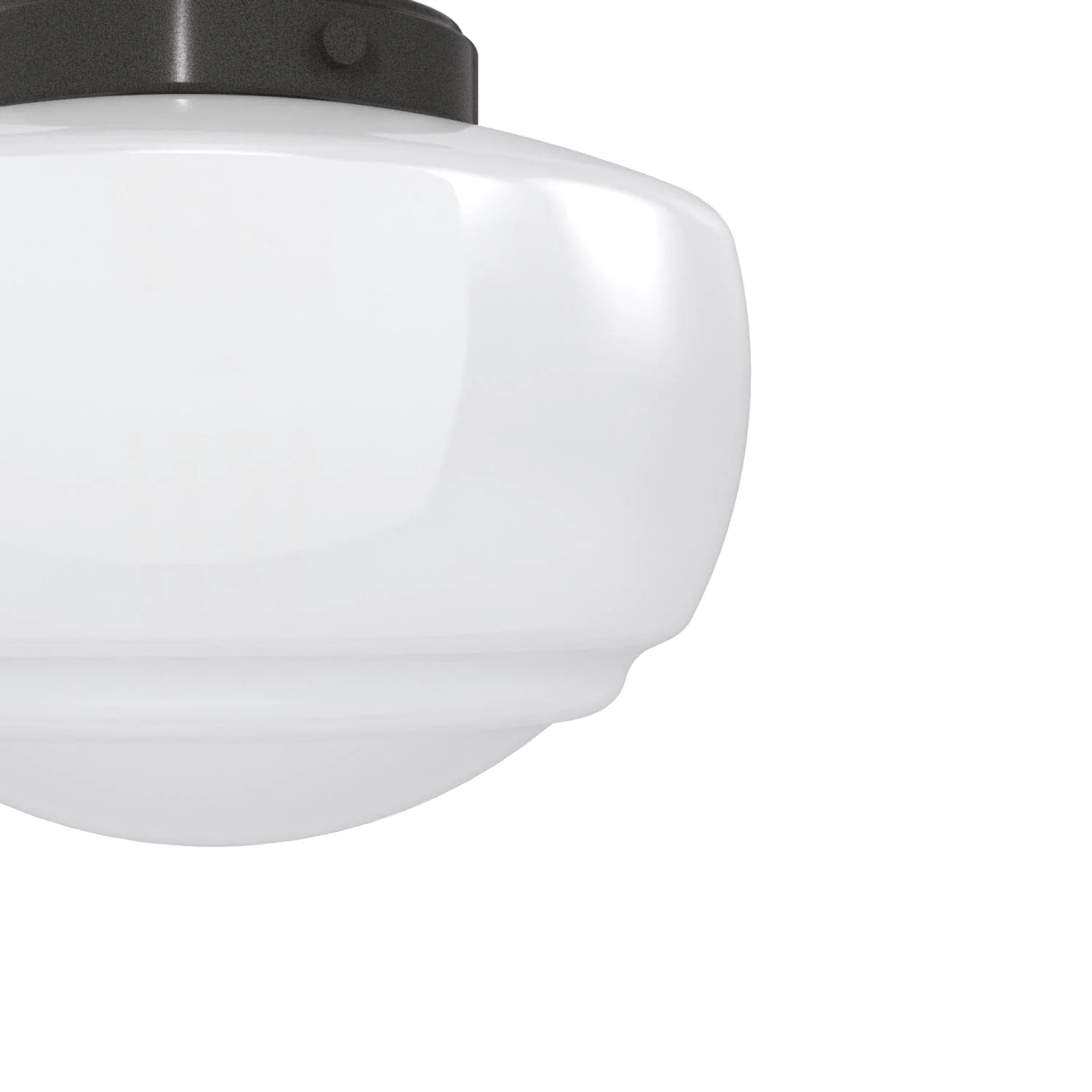 Saddle Creek Shiny Cased White Glass 1 Light Mini Semi Flush 16 Saddle Creek Shiny Cased White Glass 1 Light Mini Semi Flush