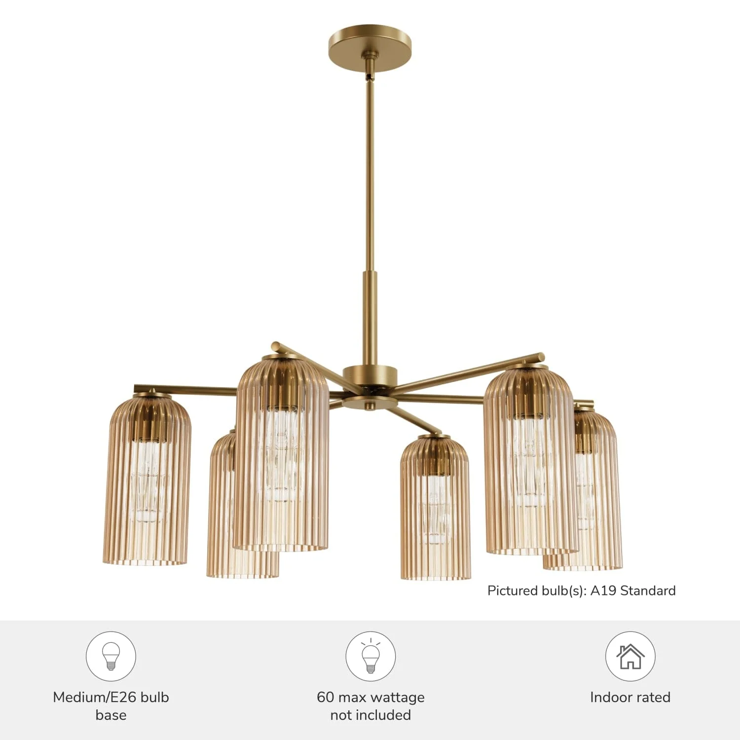 Beverly Glen Jasmine Roth 6 Light Large 31 Inch Chandelier 3 Beverly Glen Jasmine Roth 6 Light Large 31 Inch Chandelier