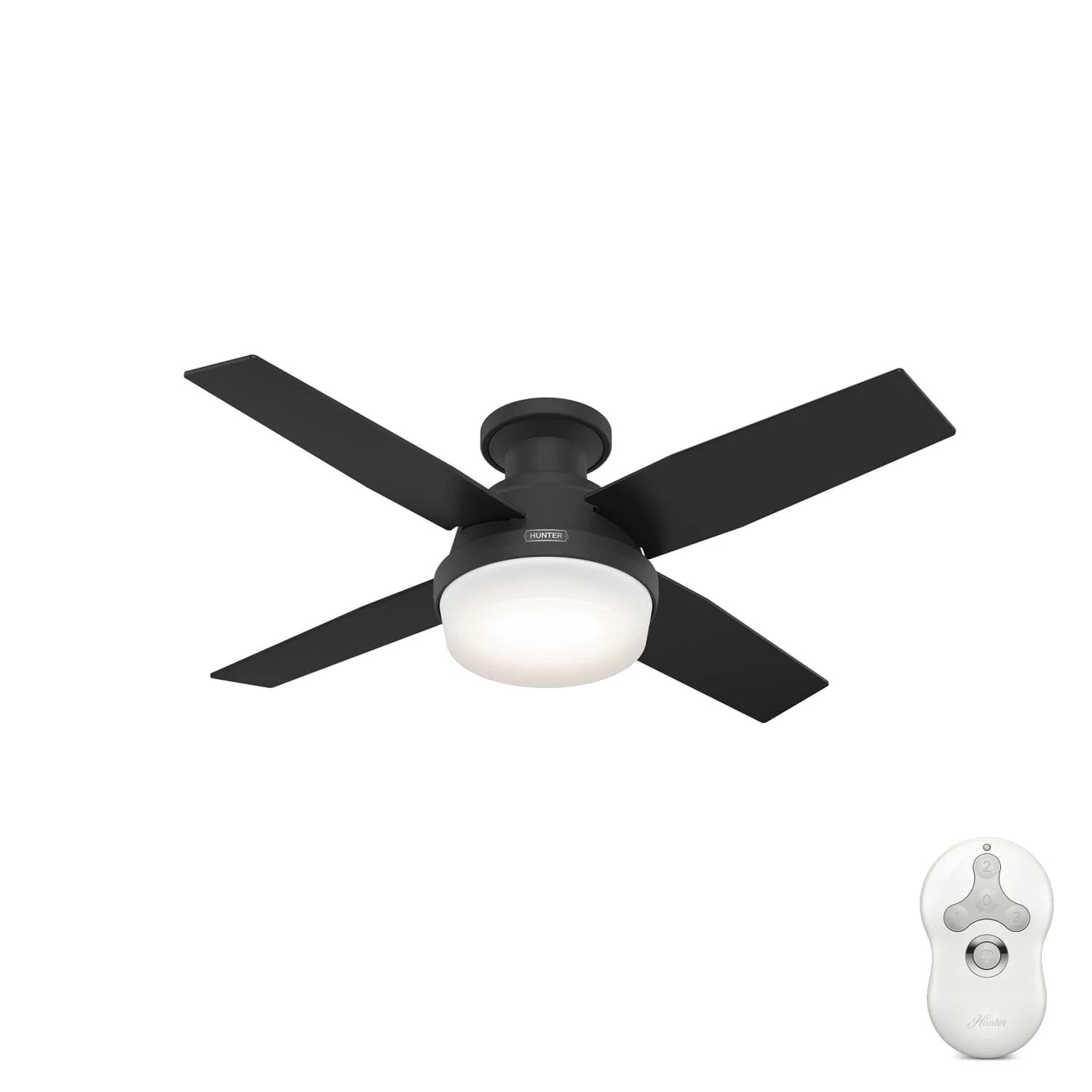 Dempsey Low Profile with Light 44 inch