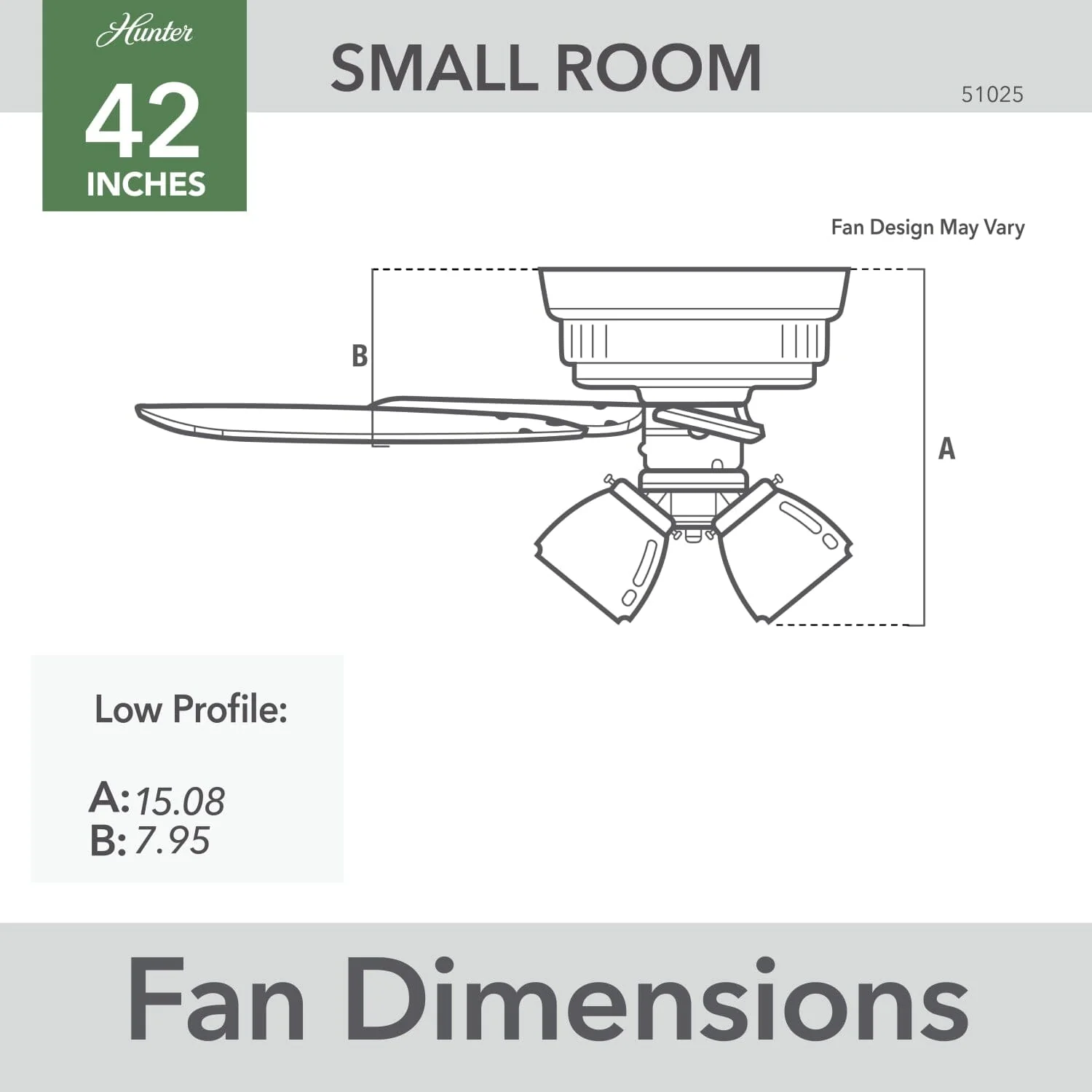 Crestfield Low Profile with 3 Lights 42 inch 26 Crestfield Low Profile with 3 Lights 42 inch