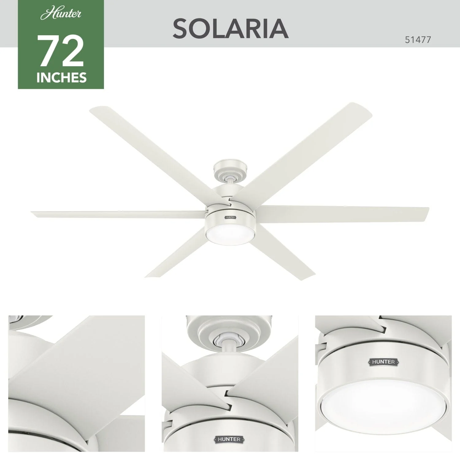 Solaria Outdoor ENERGY STAR with LED Light 72 inch 4 Solaria Outdoor ENERGY STAR with LED Light 72 inch