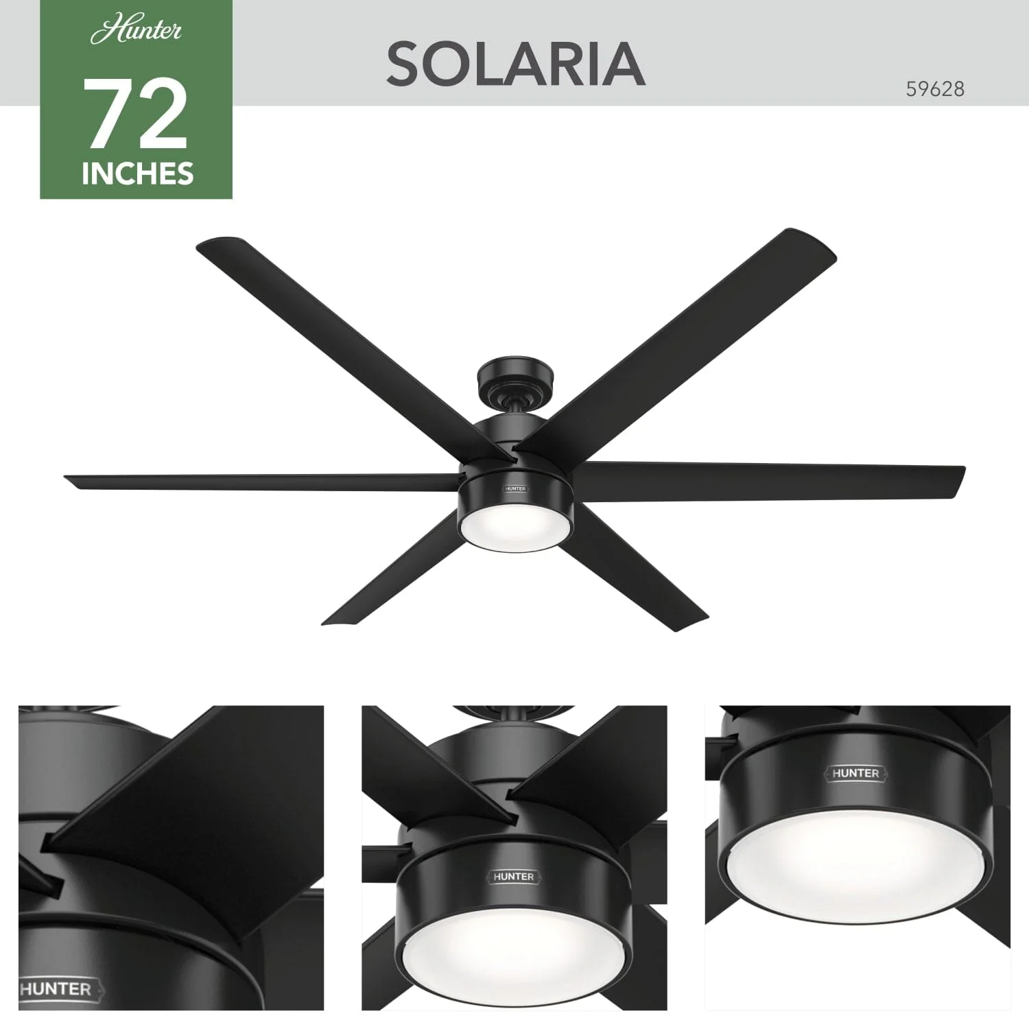 Solaria Outdoor ENERGY STAR with LED Light 72 inch 5 Solaria Outdoor ENERGY STAR with LED Light 72 inch