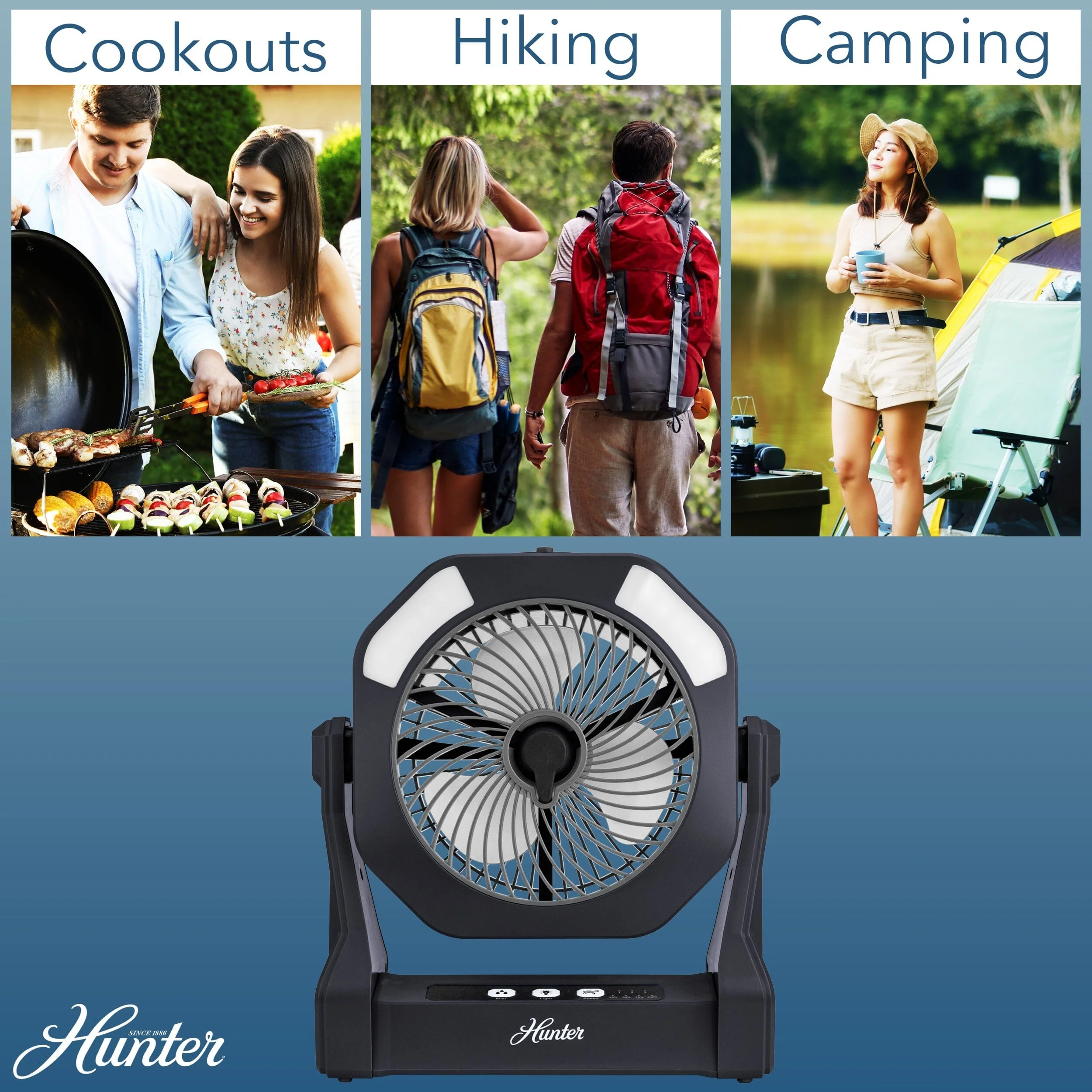 Hunter Rechargeable Misting Fan 8 Hunter Rechargeable Misting Fan