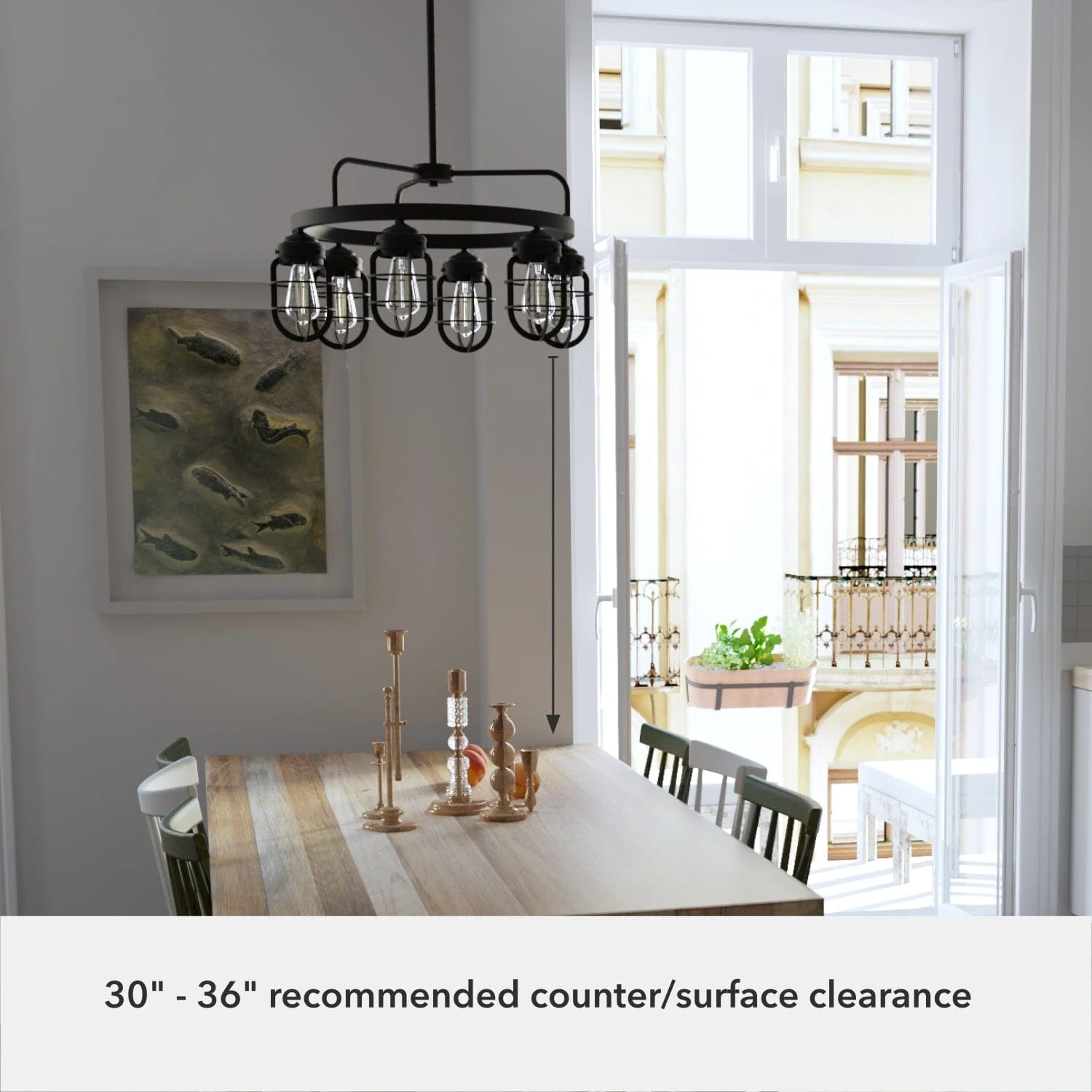 Starklake 6 Light Chandelier 10 Starklake 6 Light Chandelier