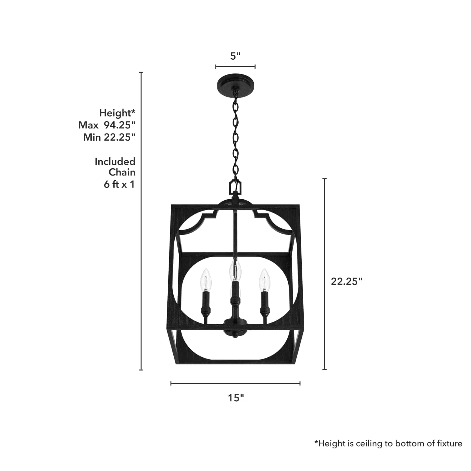 Highland Hill 4 Light Pendant 15 inch 12 Highland Hill 4 Light Pendant 15 inch