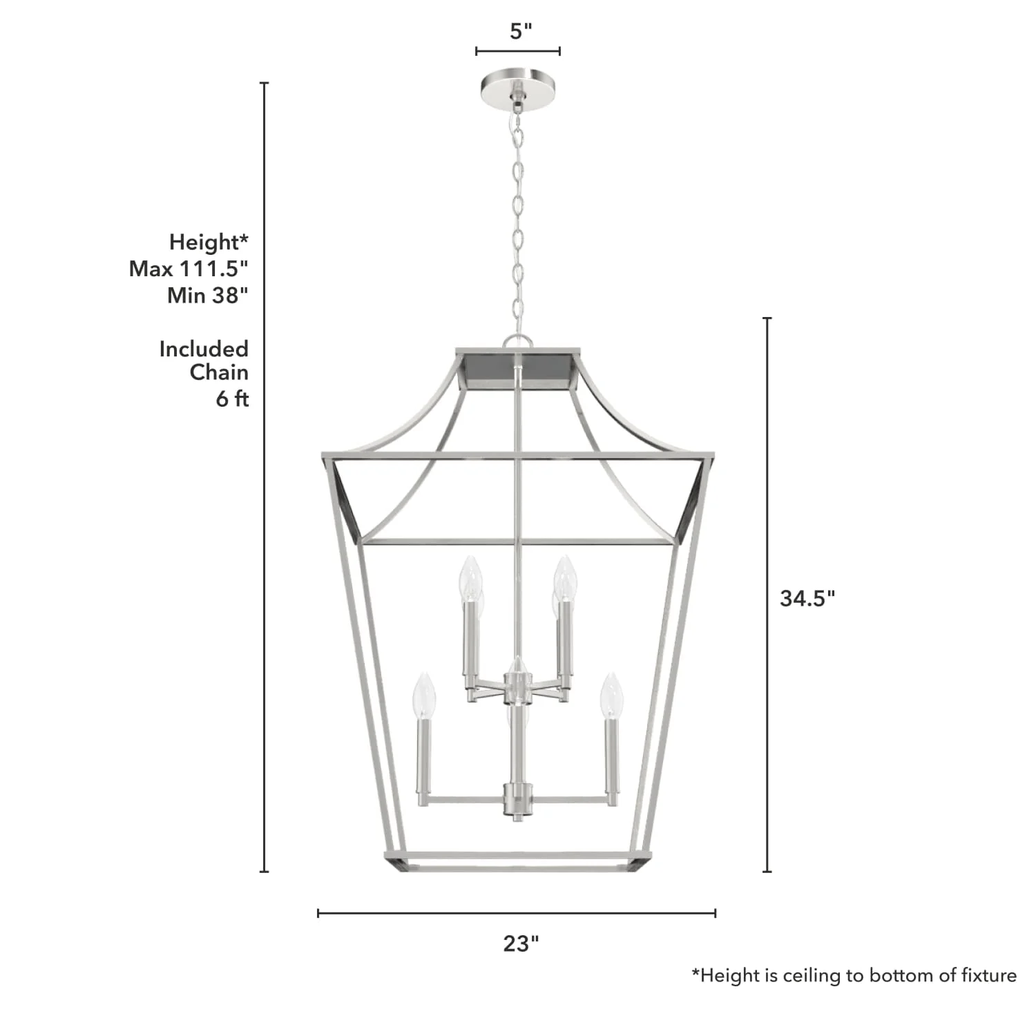 Laurel Ridge Lantern Pendant 8 Light 23 inch 4 Laurel Ridge Lantern Pendant 8 Light 23 inch