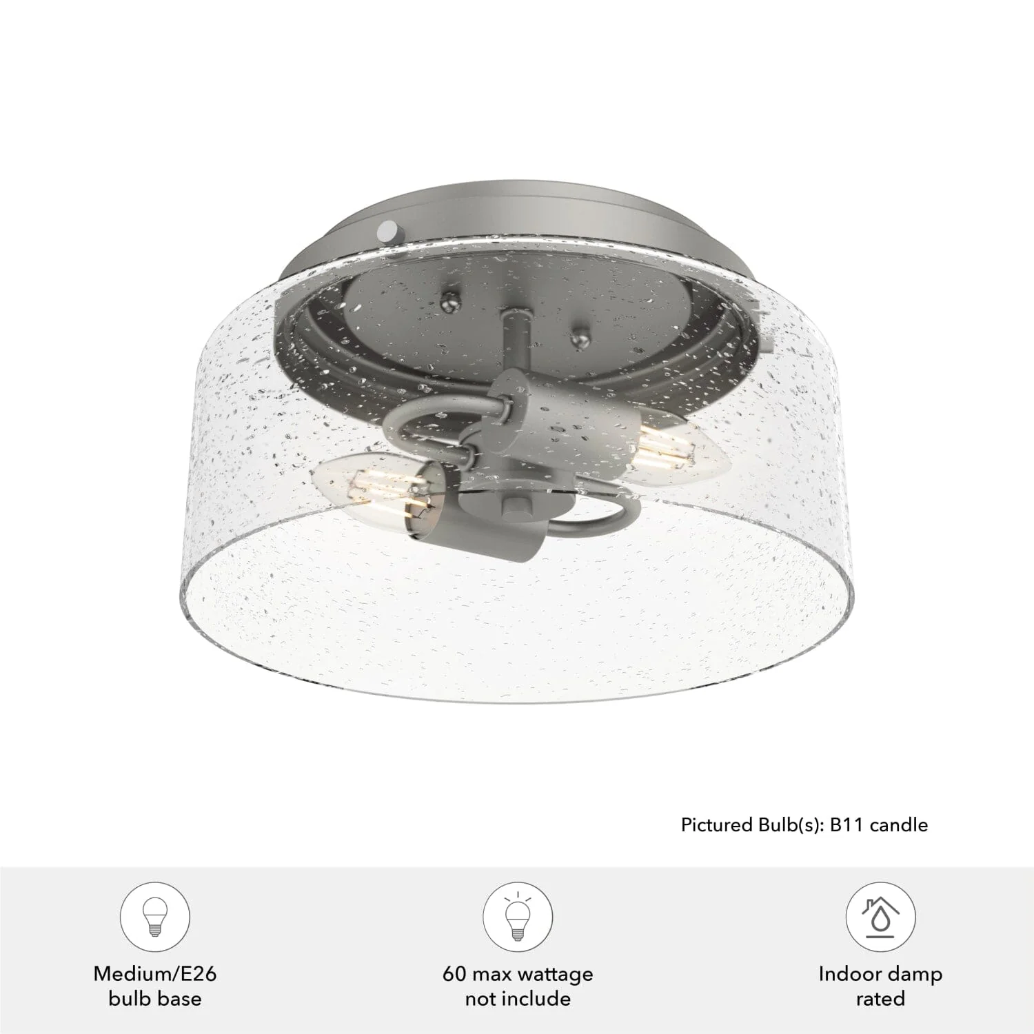 Hartland 2 Light Flush Mount 12 Hartland 2 Light Flush Mount