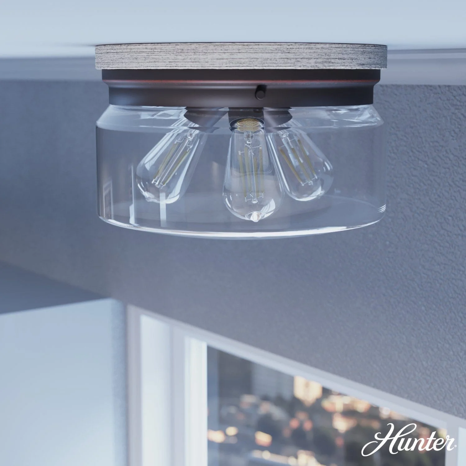 Devon Park 3 Light Flush Mount 1 Devon Park 3 Light Flush Mount