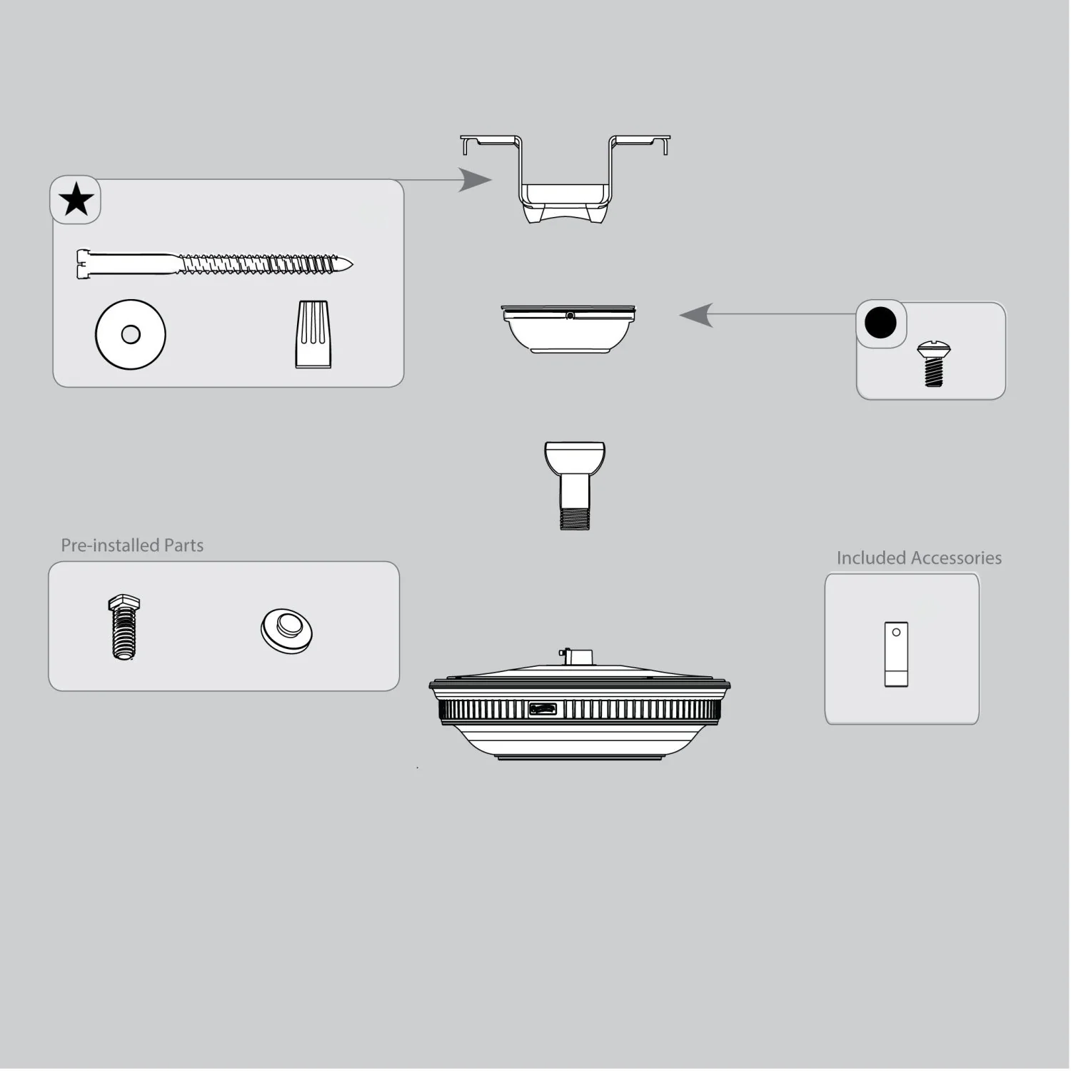 Hanging System-Outdoor-Natrual Iron - K006502W75