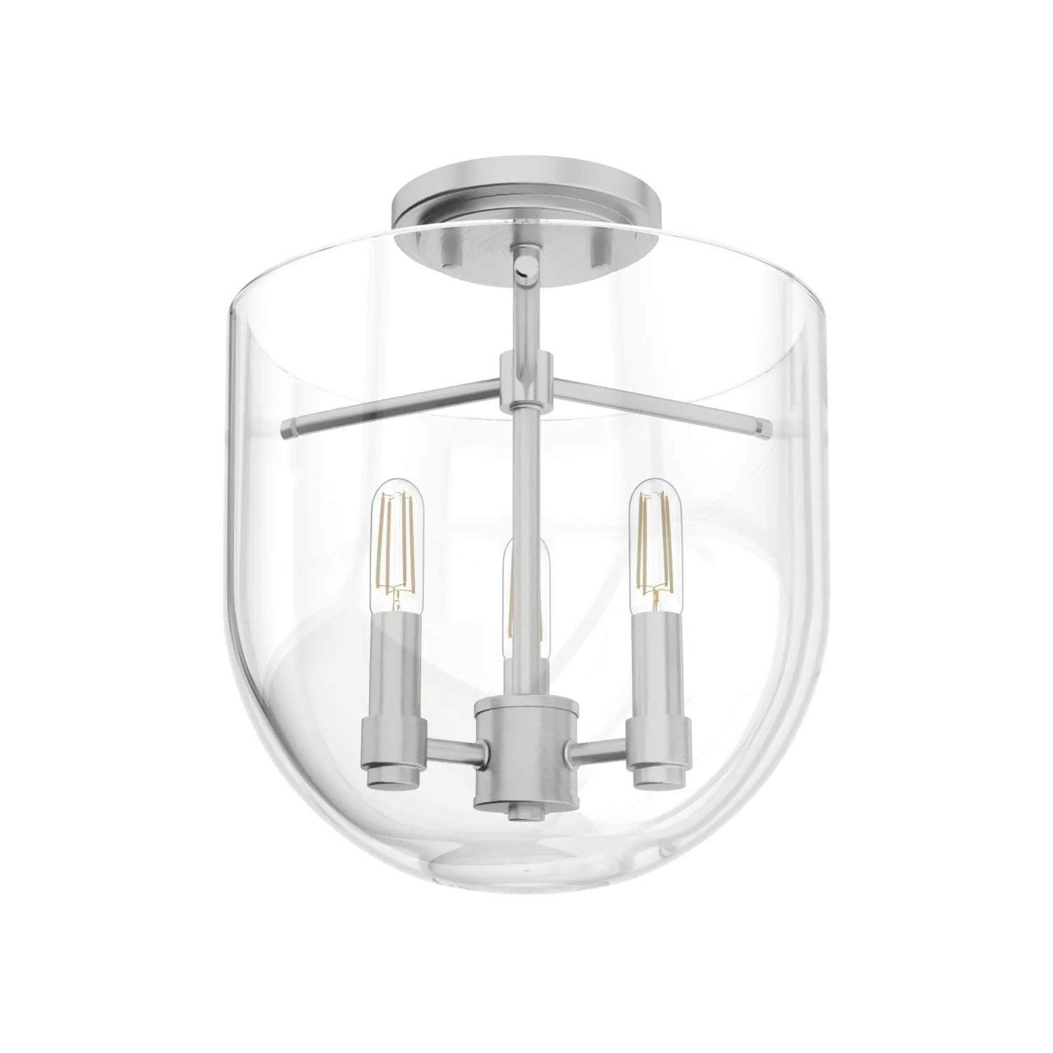 Sacha 3 Light Semi-Flush Mount 14 Sacha 3 Light Semi-Flush Mount