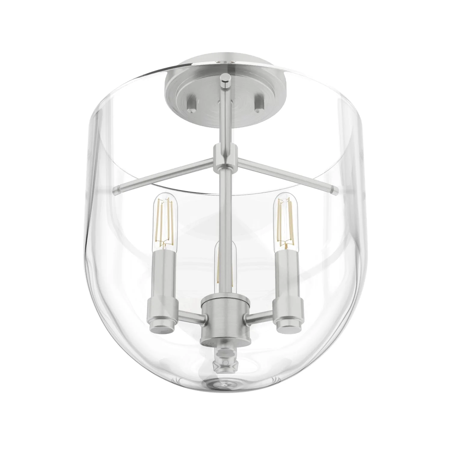 Sacha 3 Light Semi-Flush Mount 17 Sacha 3 Light Semi-Flush Mount